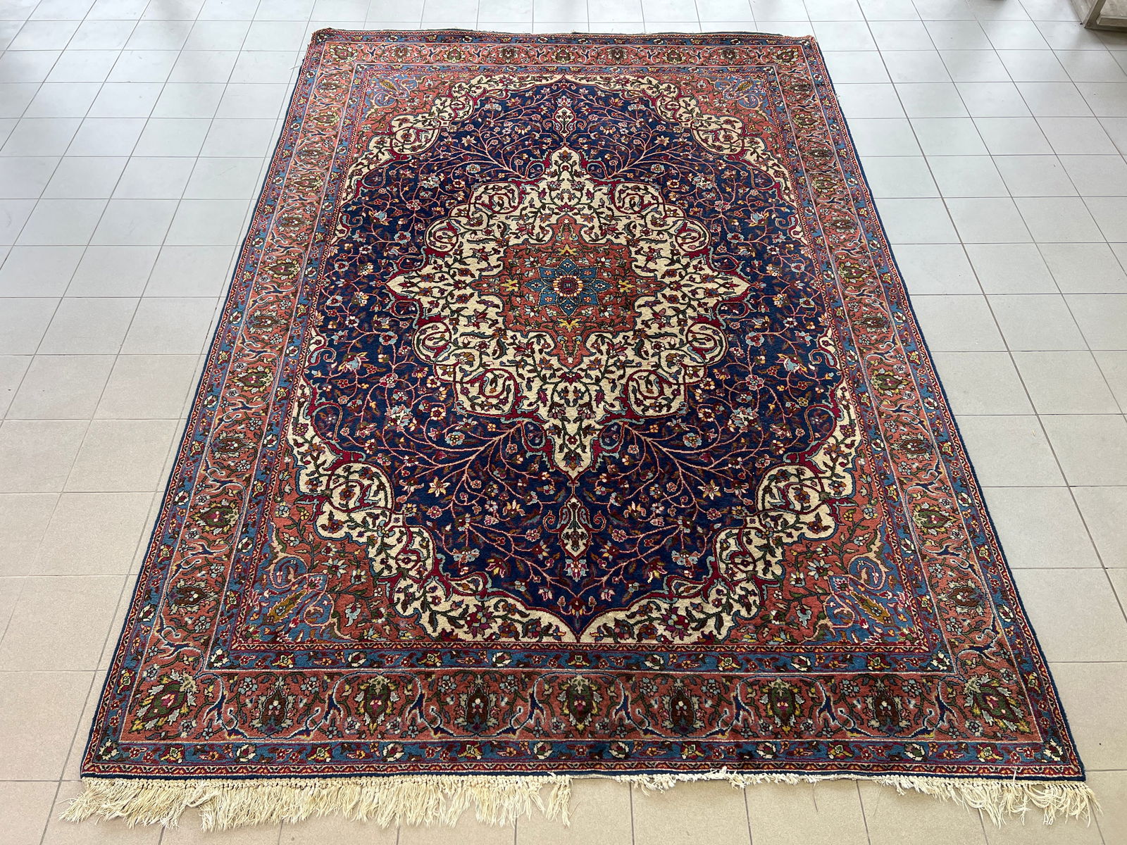 INDO-PERSIAN WOOL RUG - 3