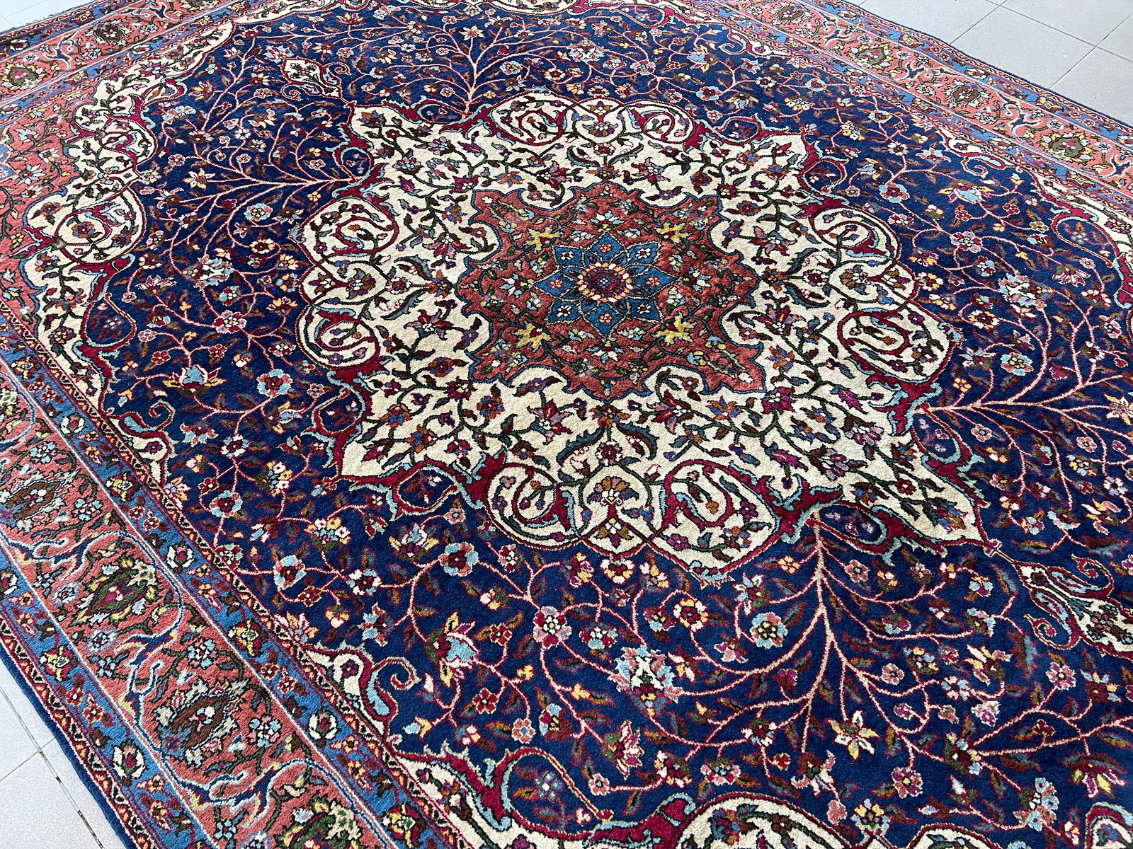 INDO-PERSIAN WOOL RUG - 4