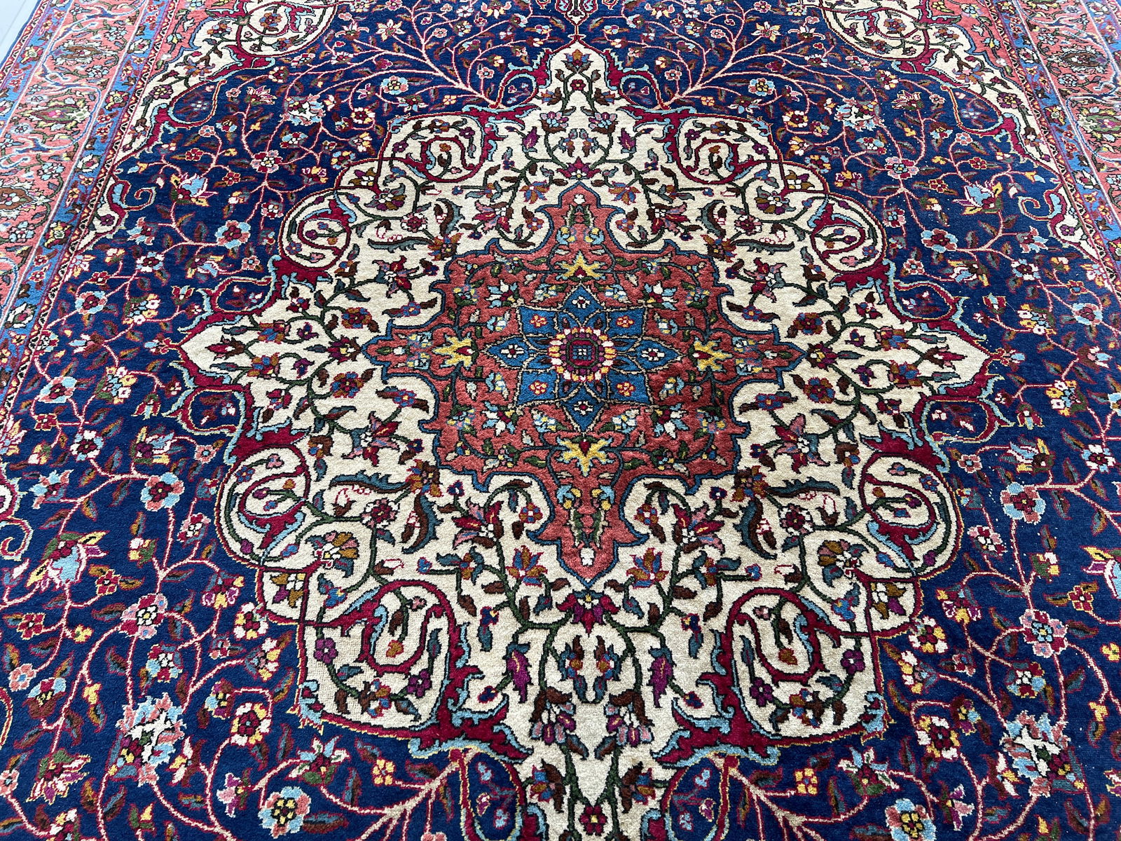 INDO-PERSIAN WOOL RUG - 5