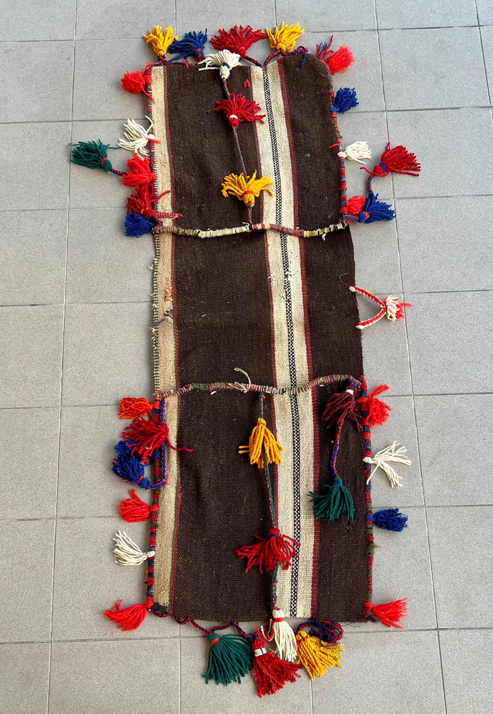 ANTIQUE BERBER FLATWEAVE COVER (1 of 9)