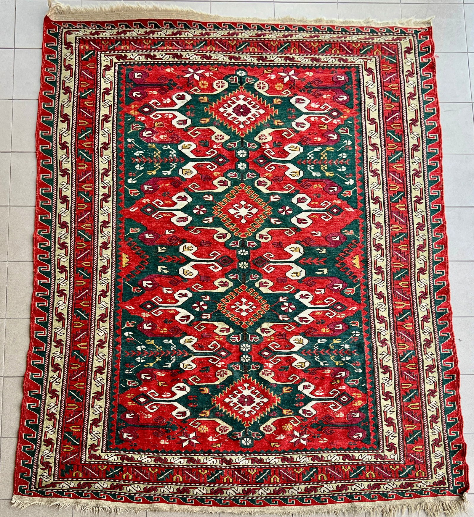 VINTAGE SHOUMAK KAZAK RUG (1 of 8)
