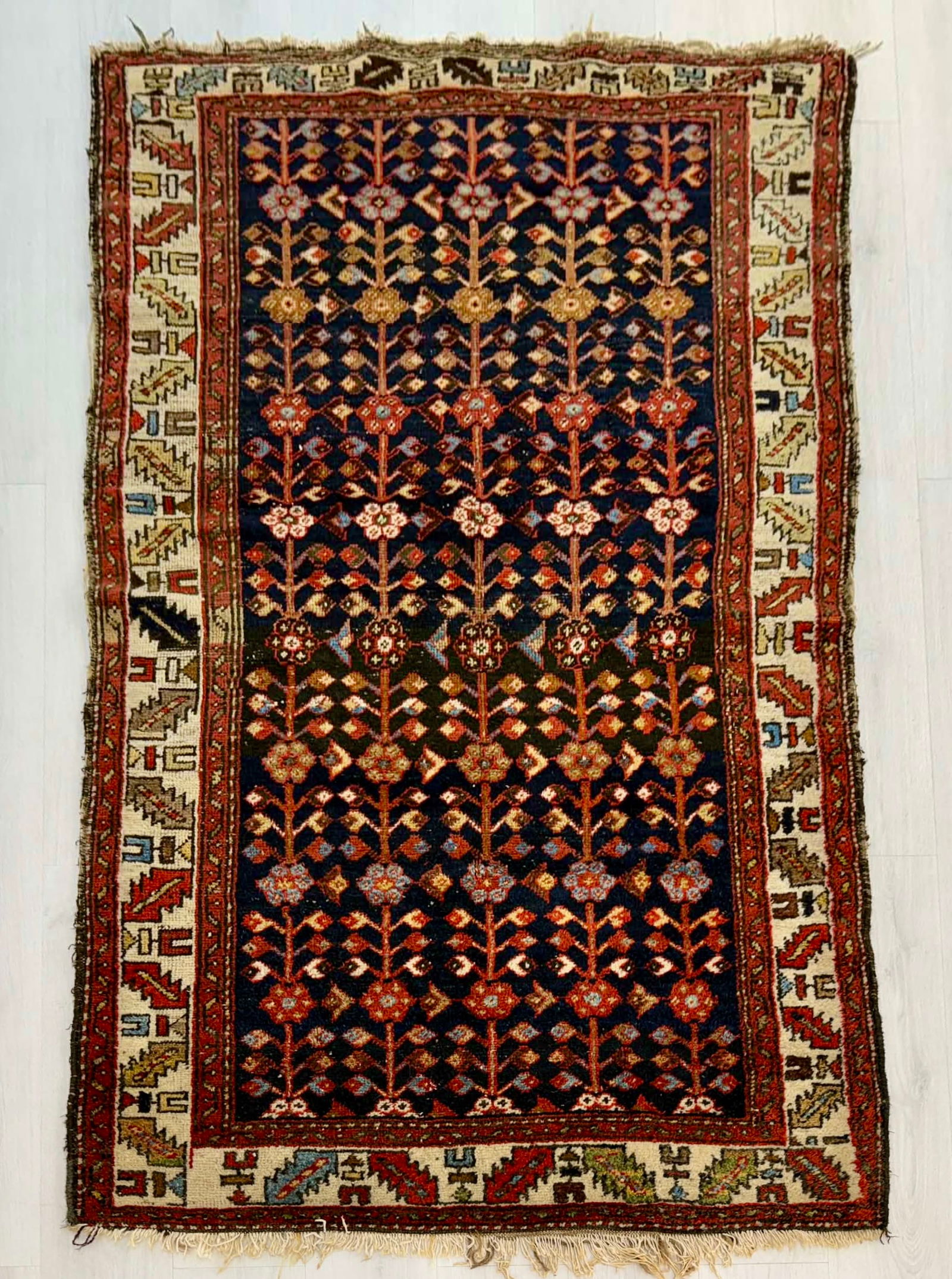 ANTIQUE PERSIAN HAMADAN RUNNER RUG (1 of 7)