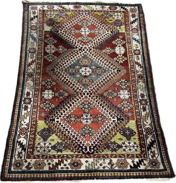PERSIAN YALAMEH WOOL RUG (1 of 10)