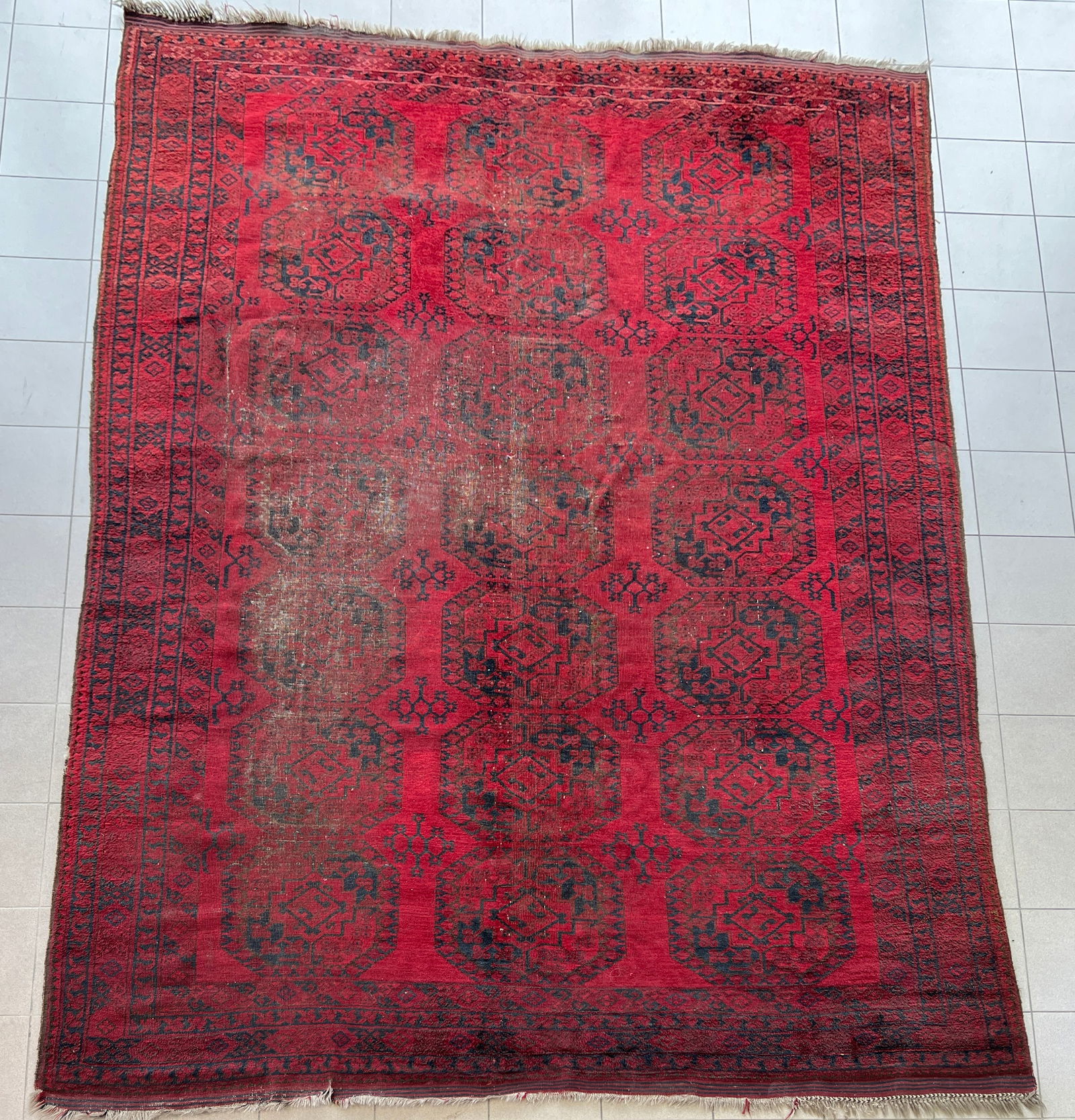 ART DECO AFGHAN RUG (1 of 10)