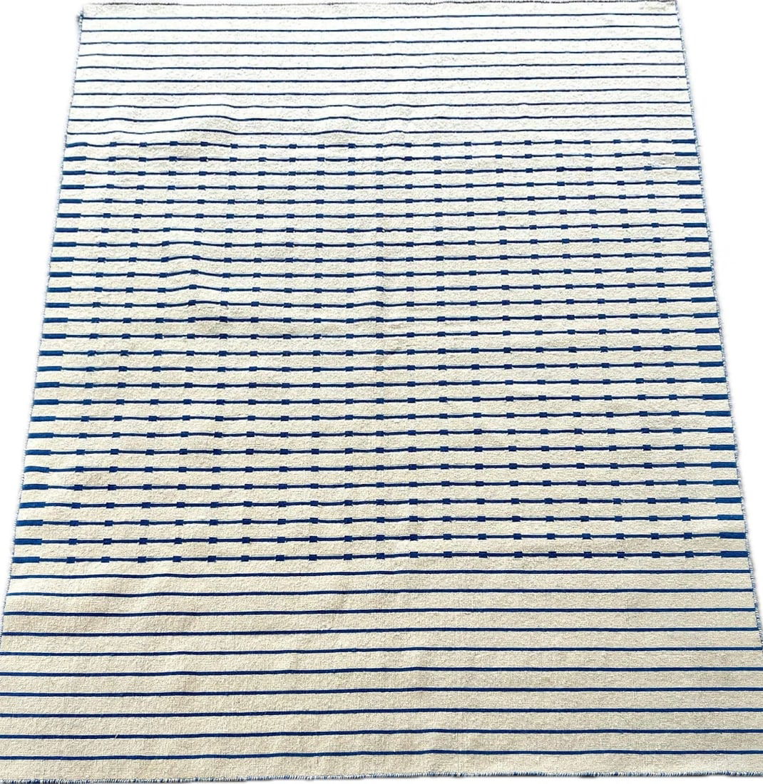 VINTAGE ABSTRACT WOOL RUG (1 of 7)