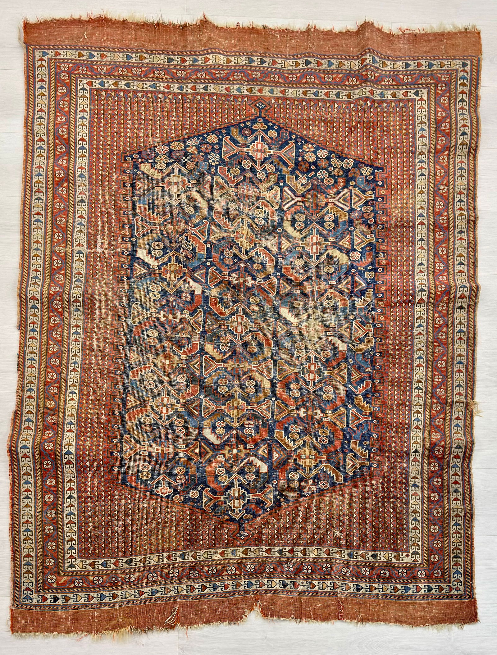ANTIQUE KARABAKH WOOL RUG (1 of 7)