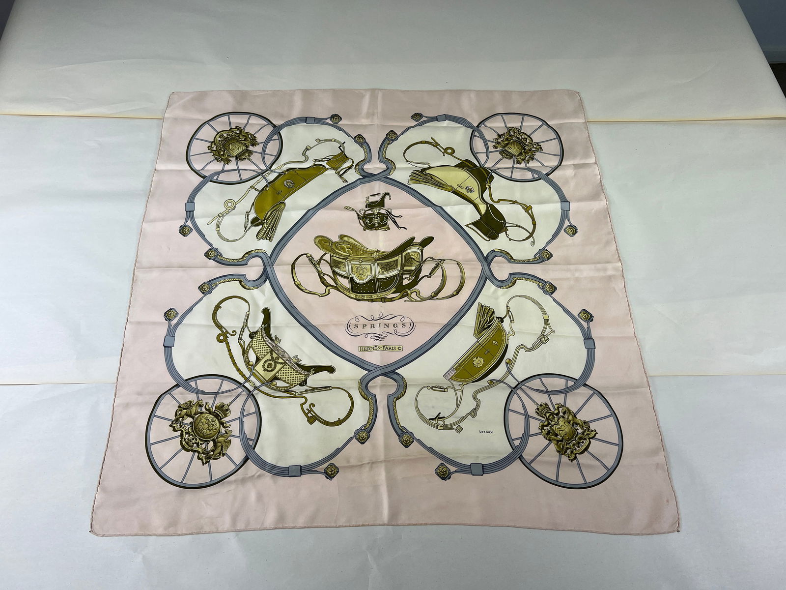 HÈRMES SPRING SILK SCARF - 3