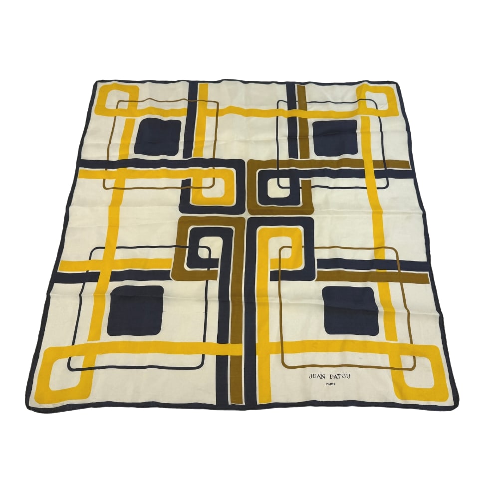 JEAN PATOU SILK SCARF (1 of 5)