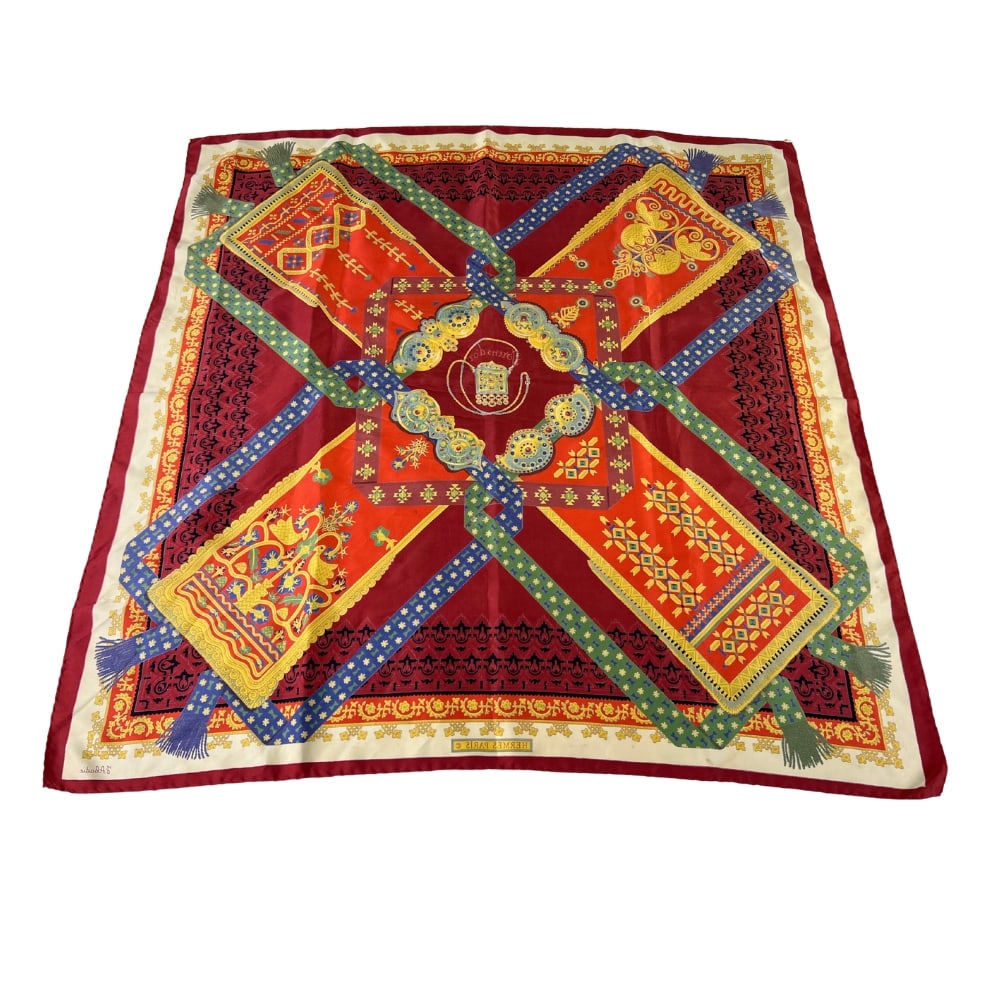 HÈRMES SILK SCARF BRINS D’OR (1 of 8)