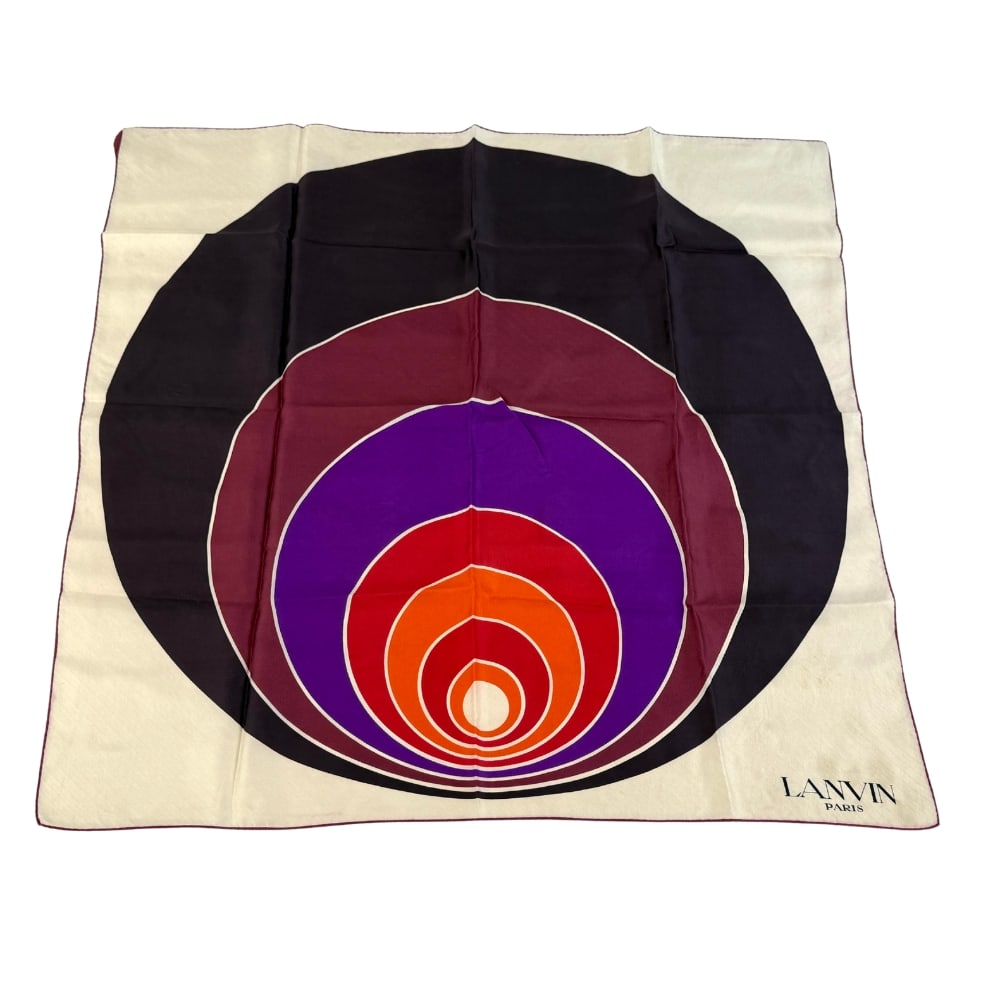LANVIN SILK SCARF (1 of 4)