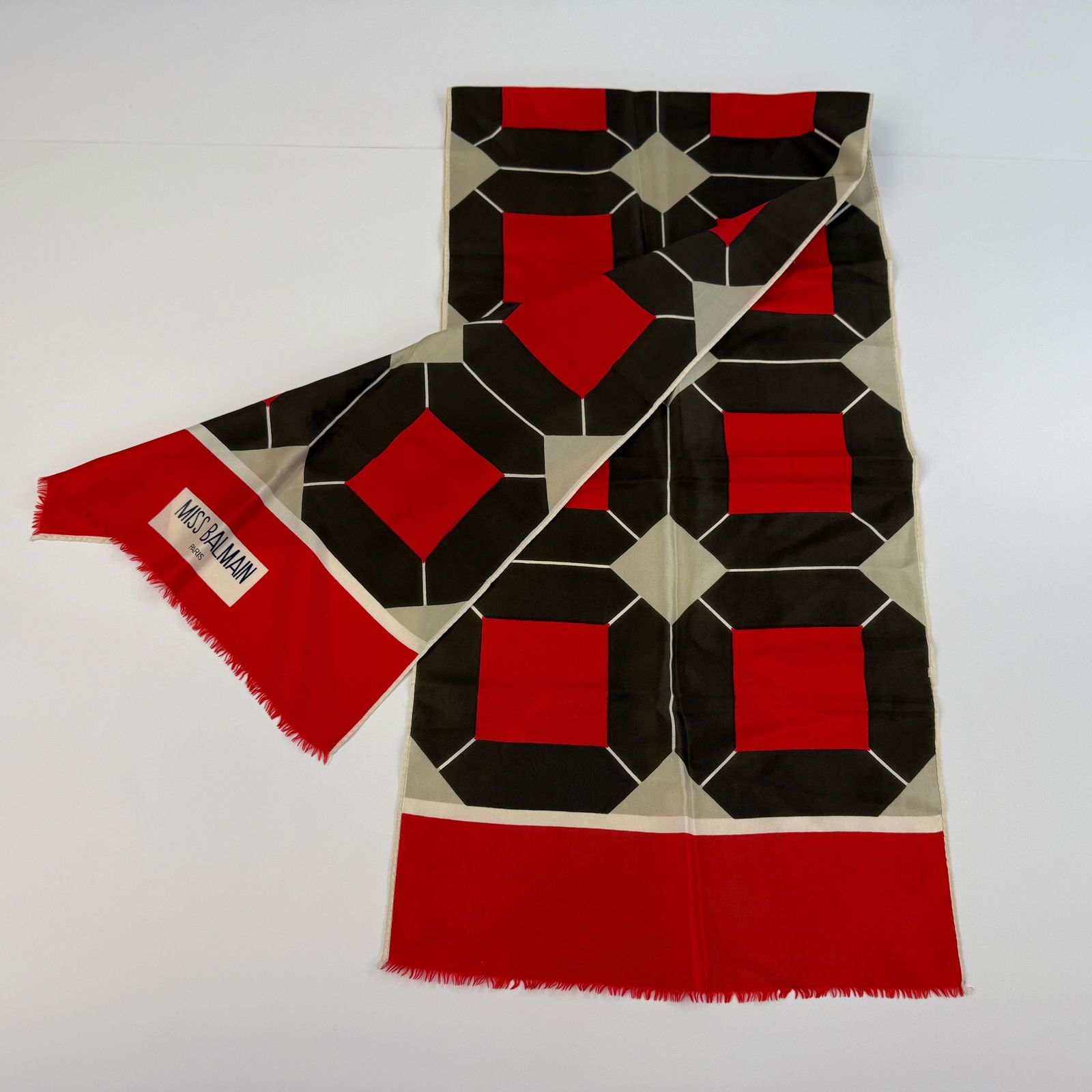 BALMAIN SILK SCARF - 2