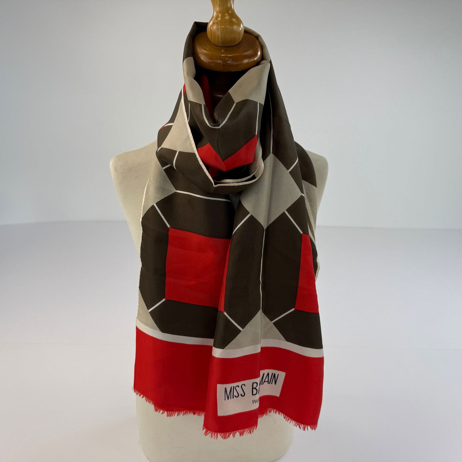 BALMAIN SILK SCARF - 4