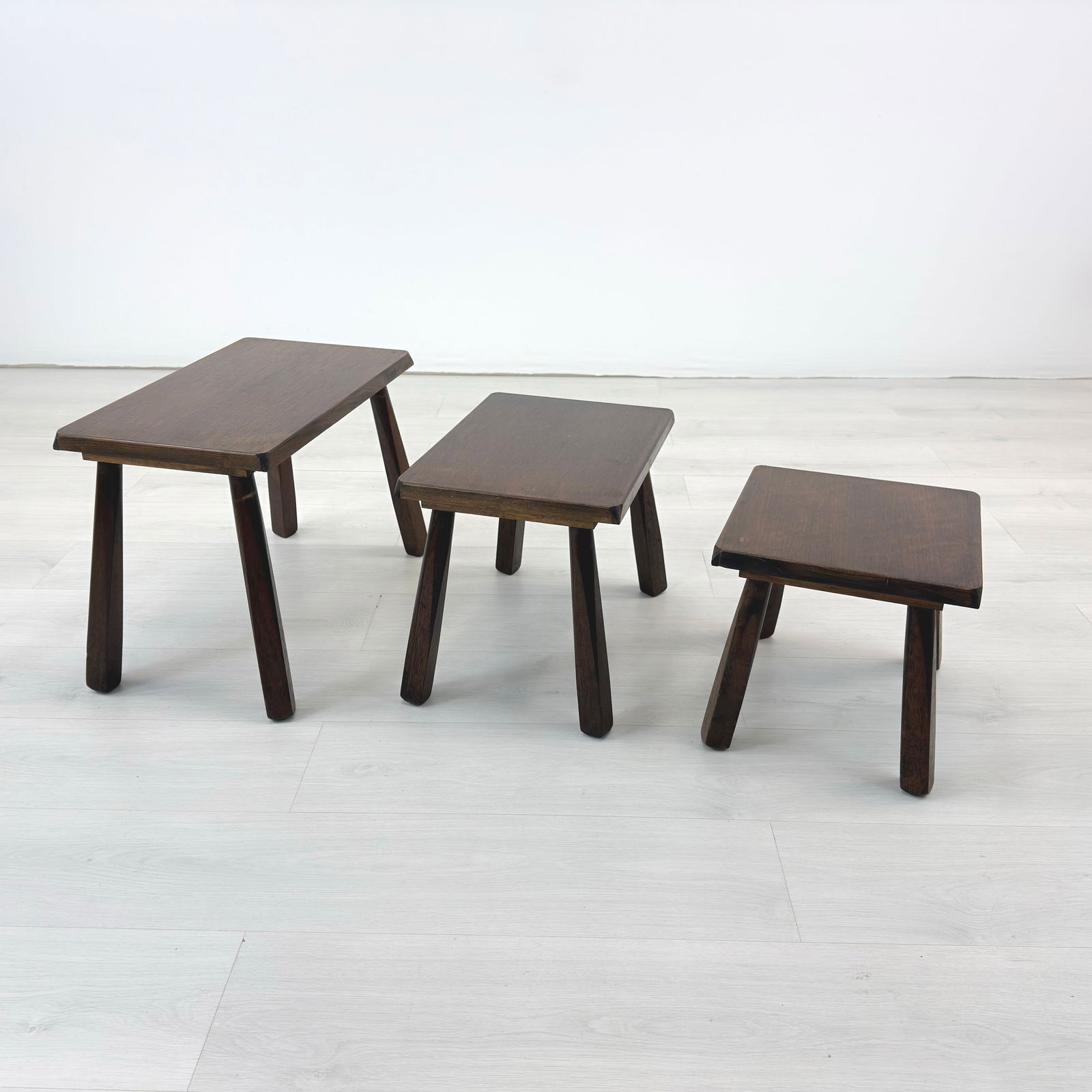 DUTCH BRUTALIST NESTING TABLES - 8