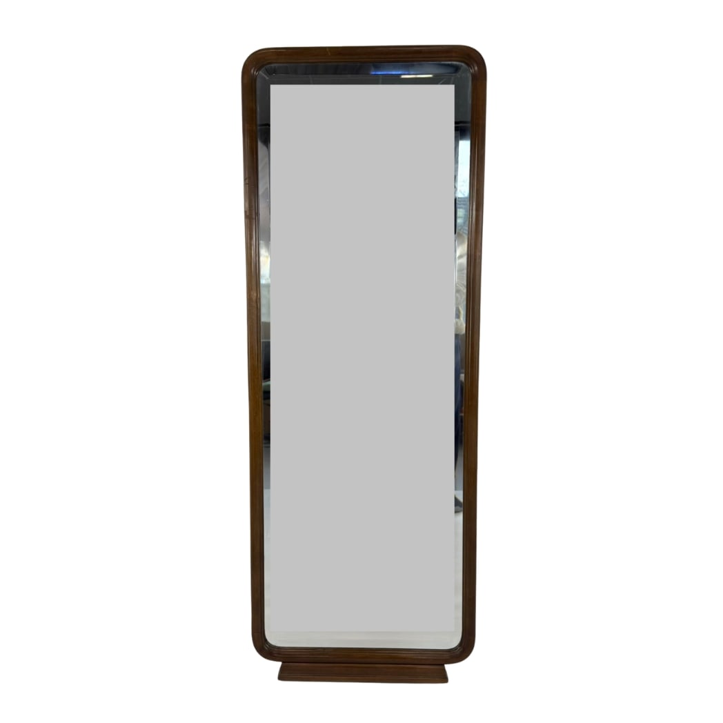 LARGE FRENCH ART DECO FLOOR MIRROR (1 of 7)