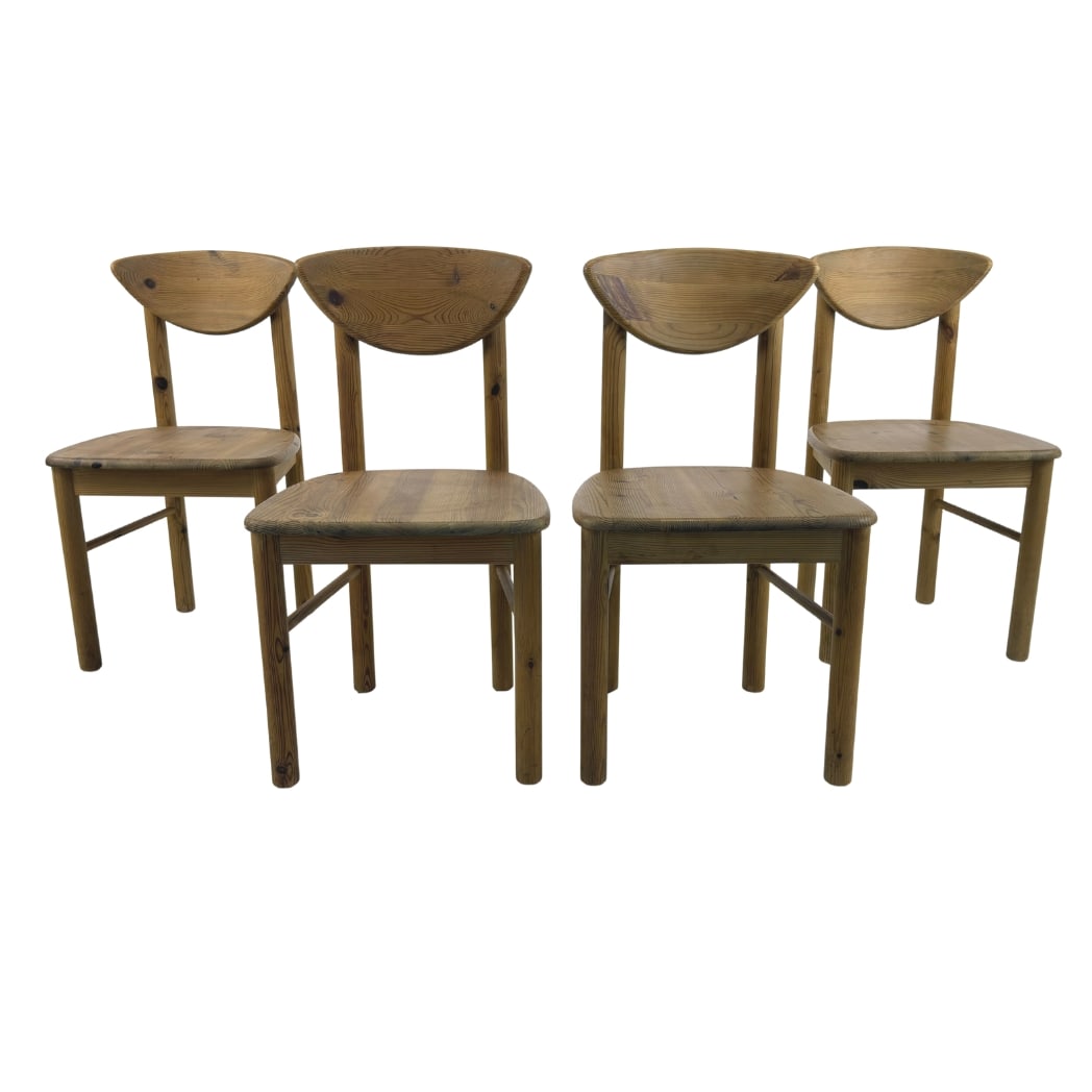 (4) RAINER DAUMILLER DINING CHAIRS, 1970s (1 of 12)