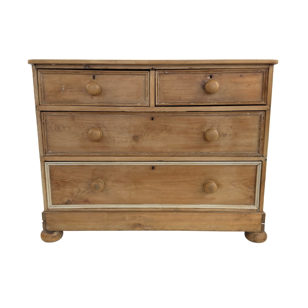 FRENCH PINE CHEST OF DRAWERS (1 of 11)