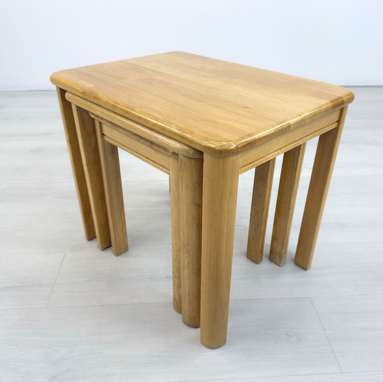 (3) RUSTIC NESTING TABLES - 6