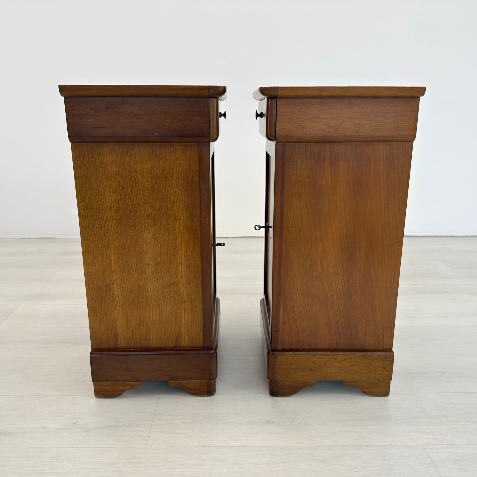 FRENCH BEDSIDE TABLES, A PAIR - 6