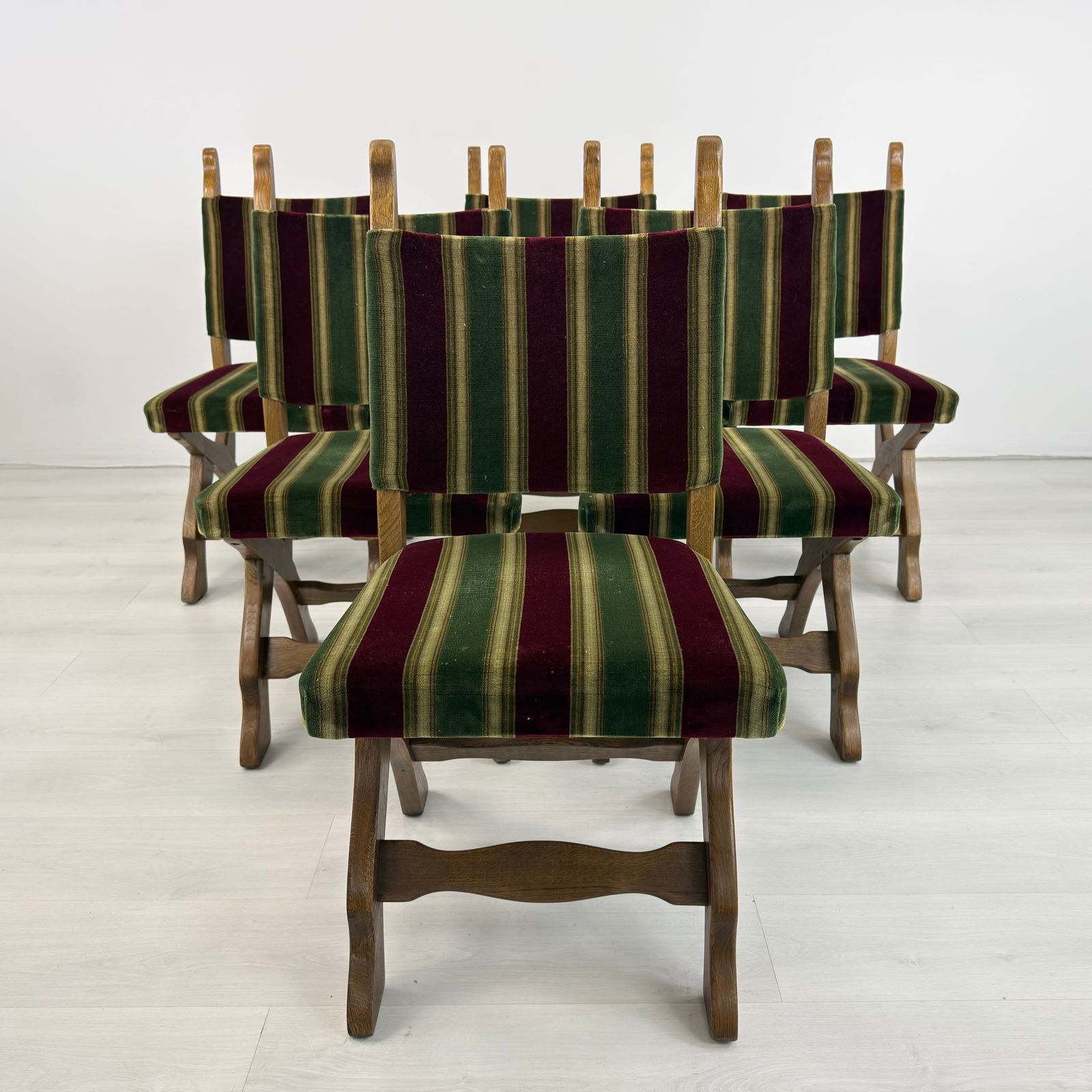 (6) BRUTALIST DINING CHAIRS - 4