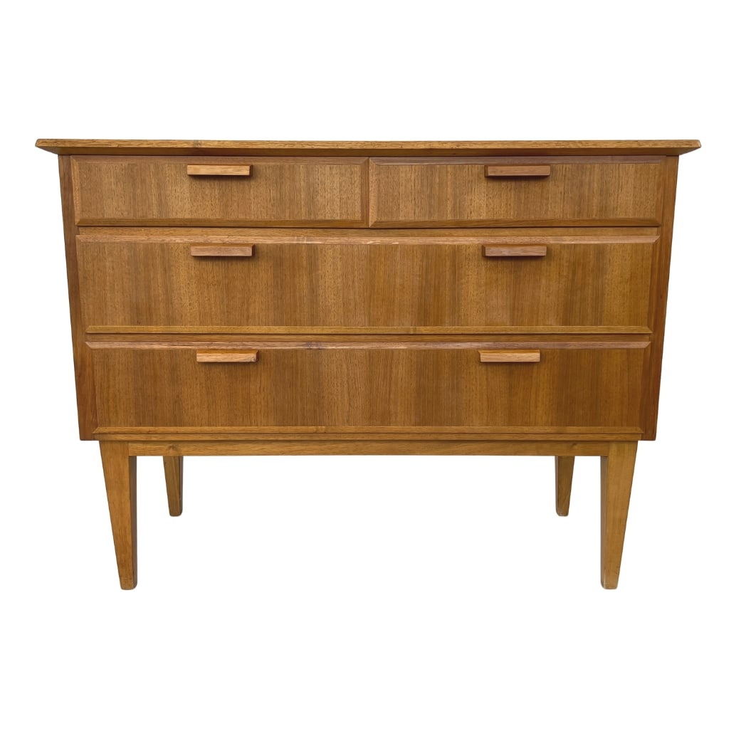 SCANDINAVIAN TEAK CHEST OF DRAWERS (1 of 14)