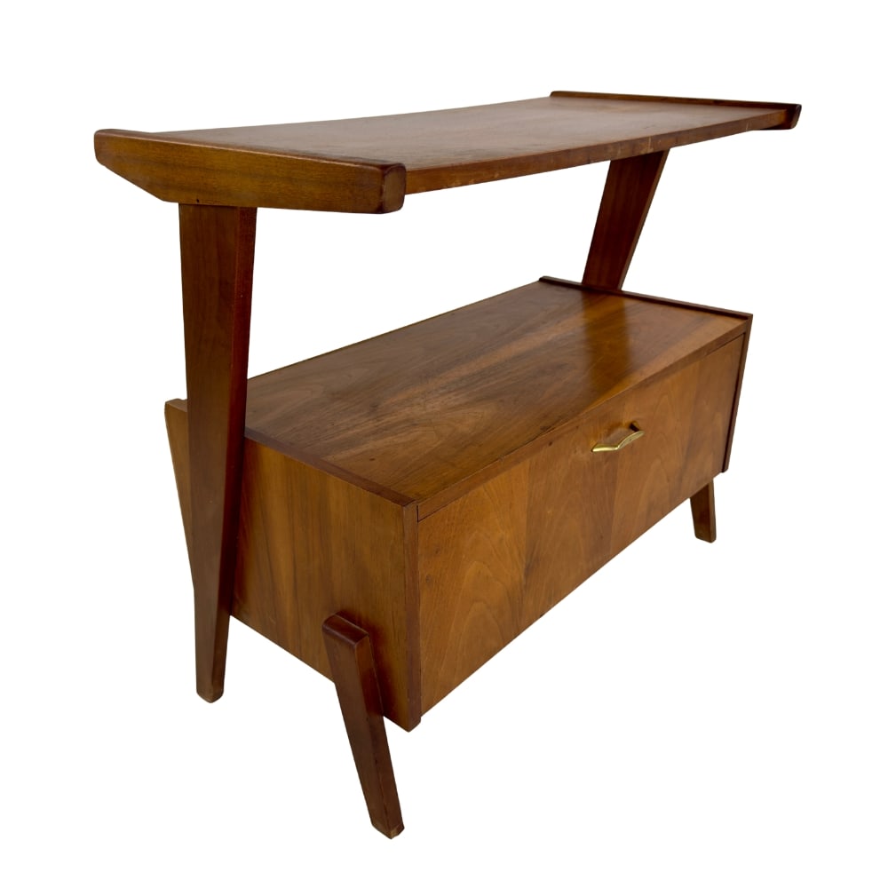 DANISH ART DECO BEDSIDE TABLE - 2