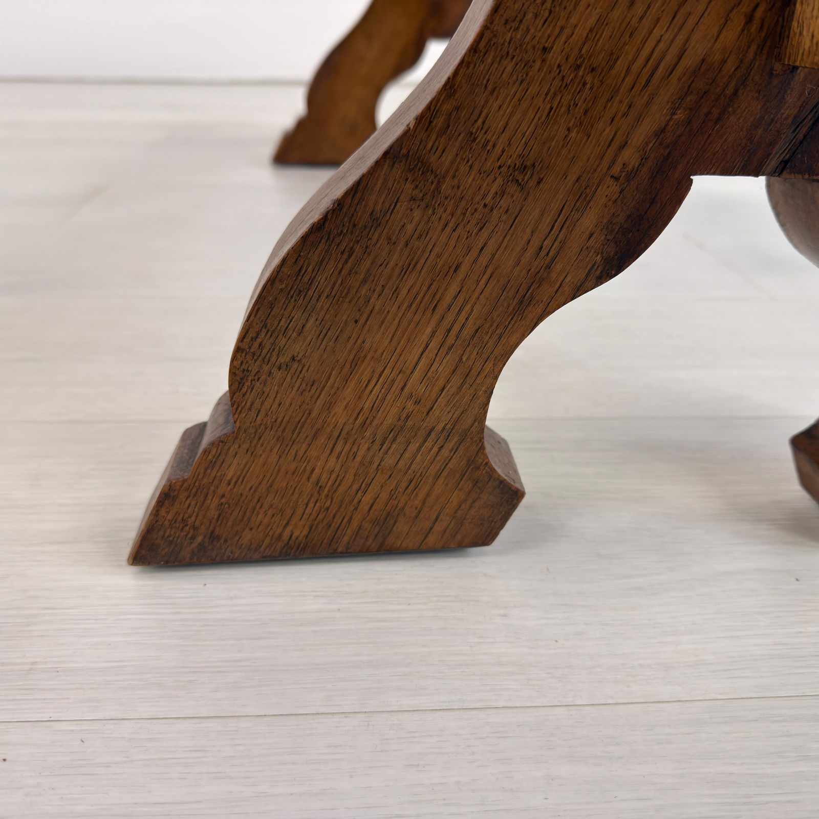 BRUTALIST TRESTLE COFFEE TABLE - 10