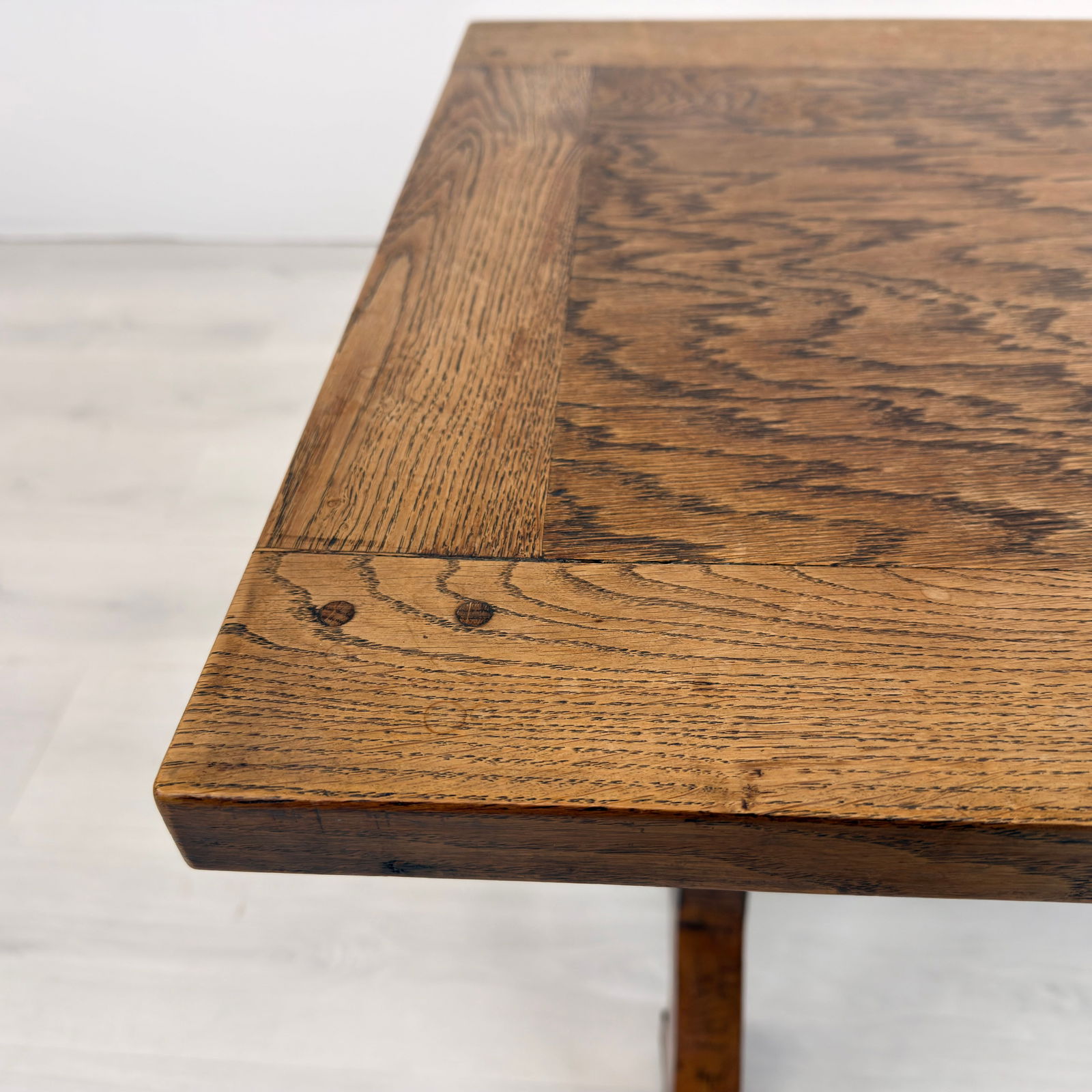 BRUTALIST TRESTLE COFFEE TABLE - 8