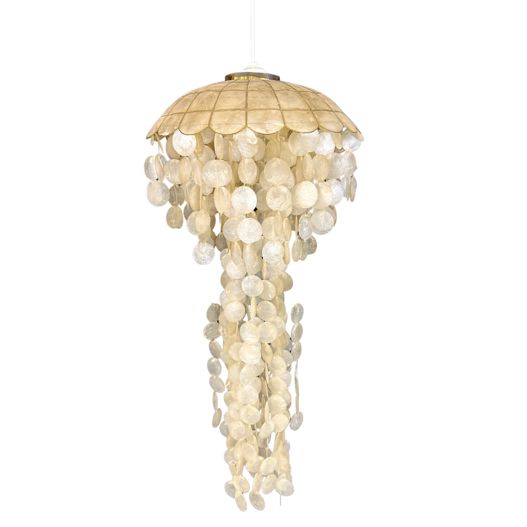 CAPIZ SHELL CHANDELIER (1 of 7)