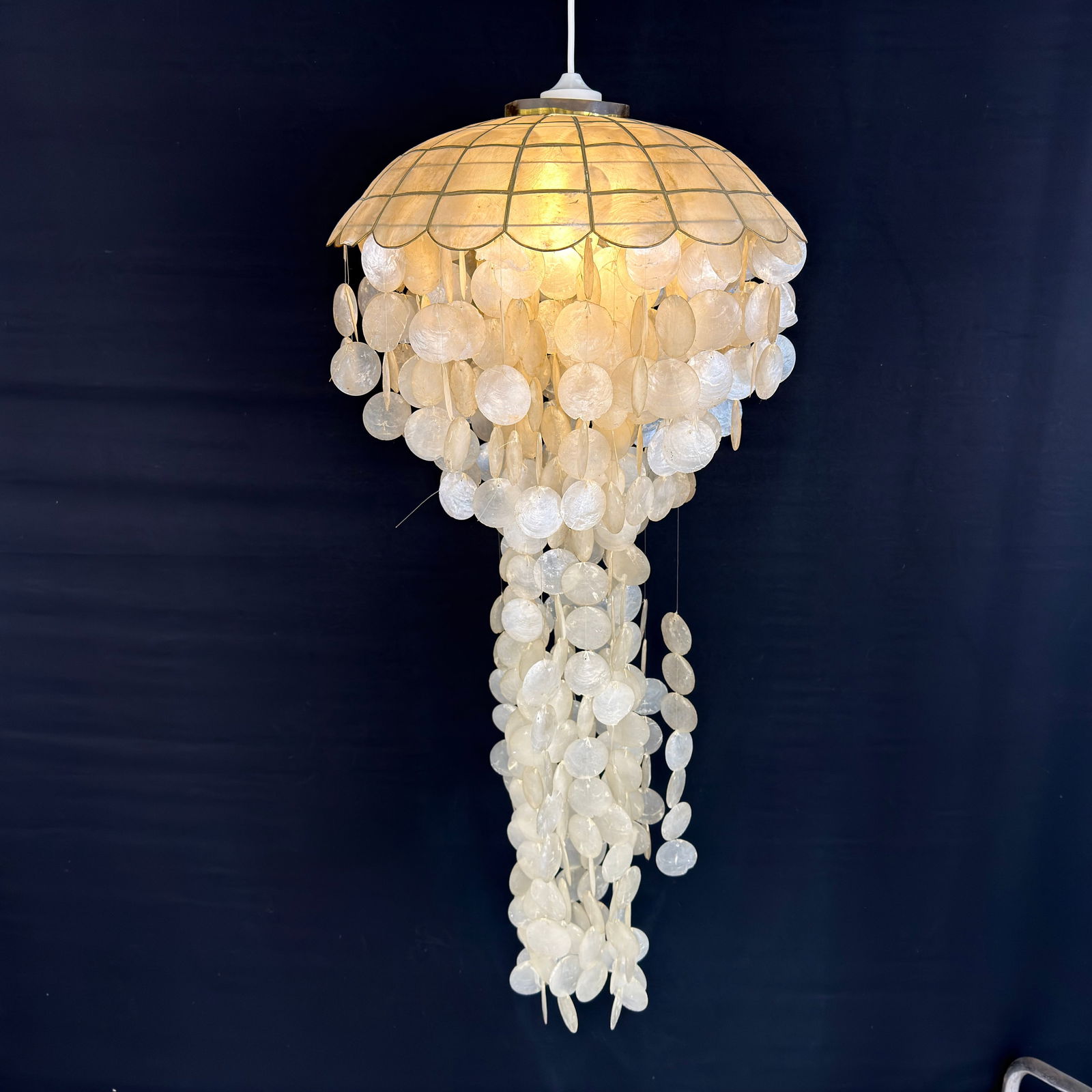 CAPIZ SHELL CHANDELIER - 2