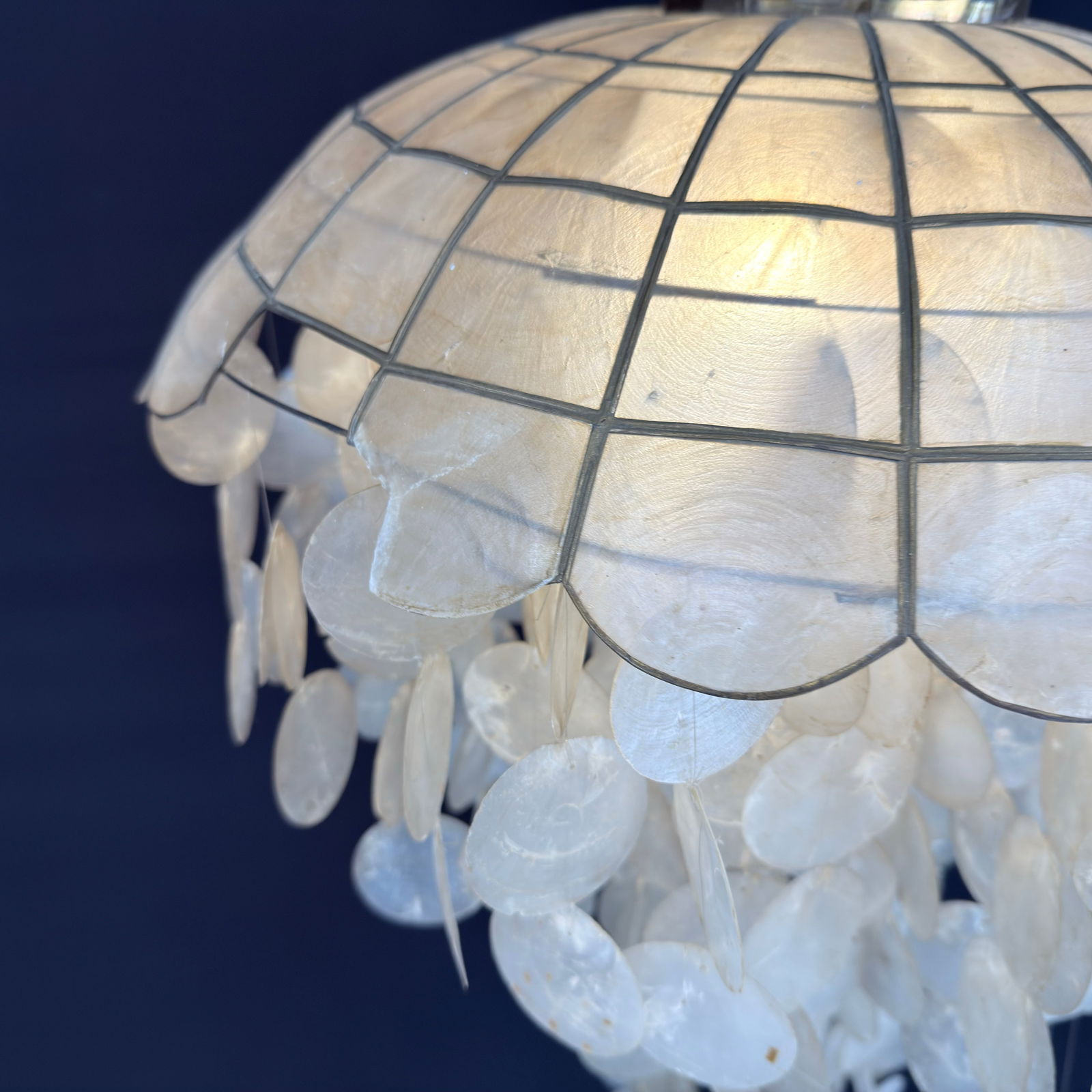 CAPIZ SHELL CHANDELIER - 4