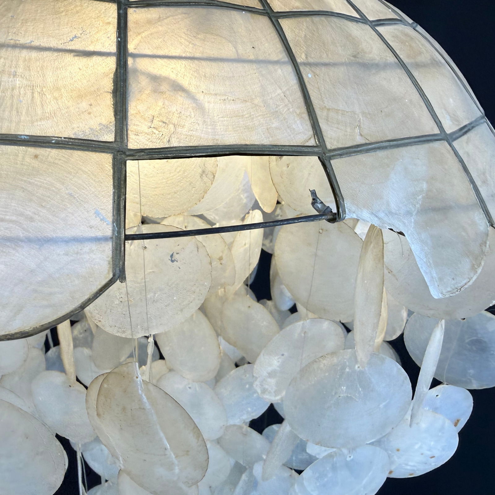 CAPIZ SHELL CHANDELIER - 5