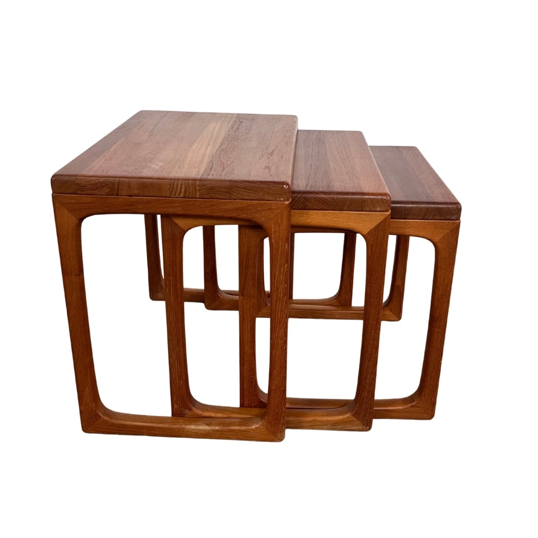 (3) DANISH NESTING TABLES BY BR GELSTED, 1960s (1 of 9)