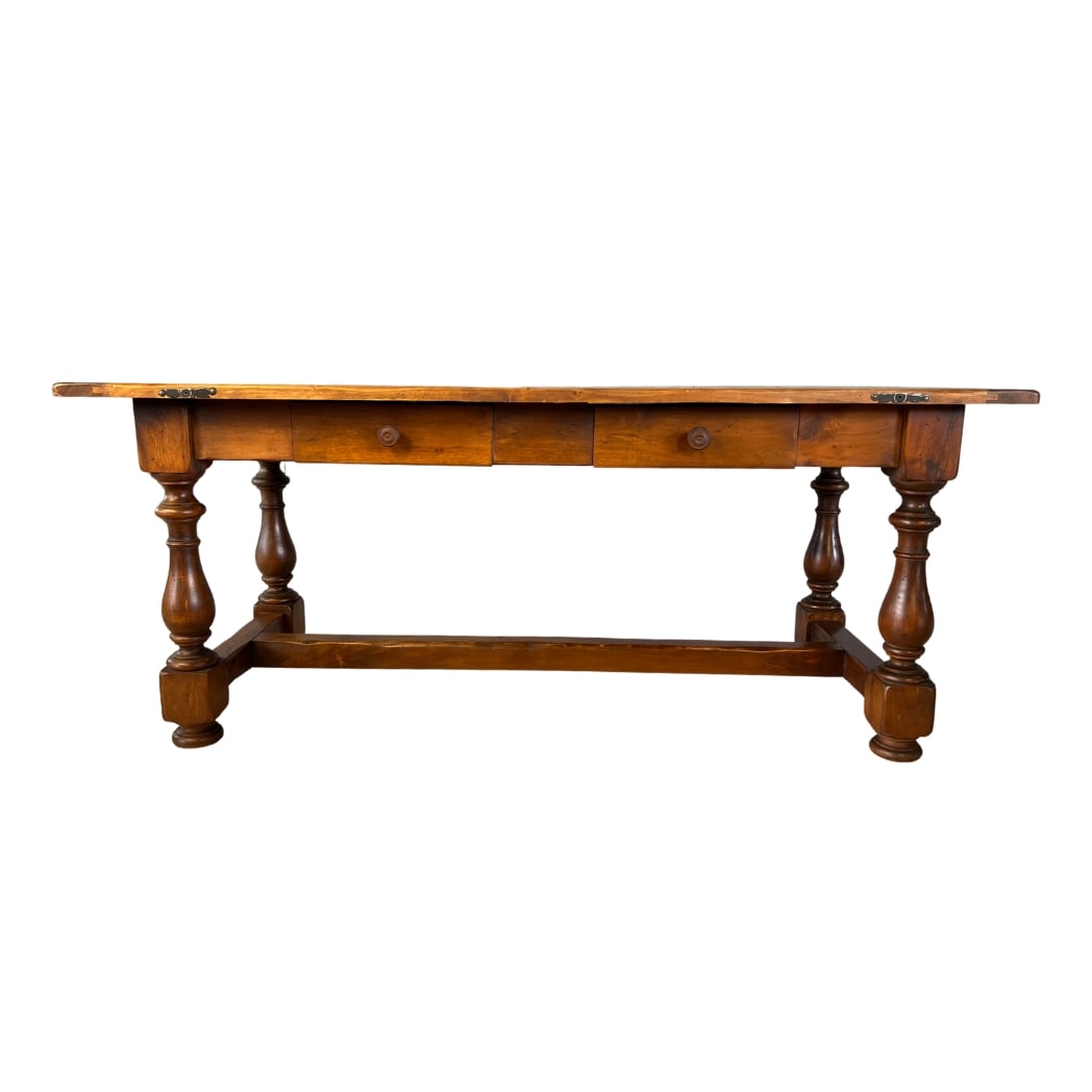 VINTAGE FRENCH FARMHOUSE DINING TABLE (1 of 12)