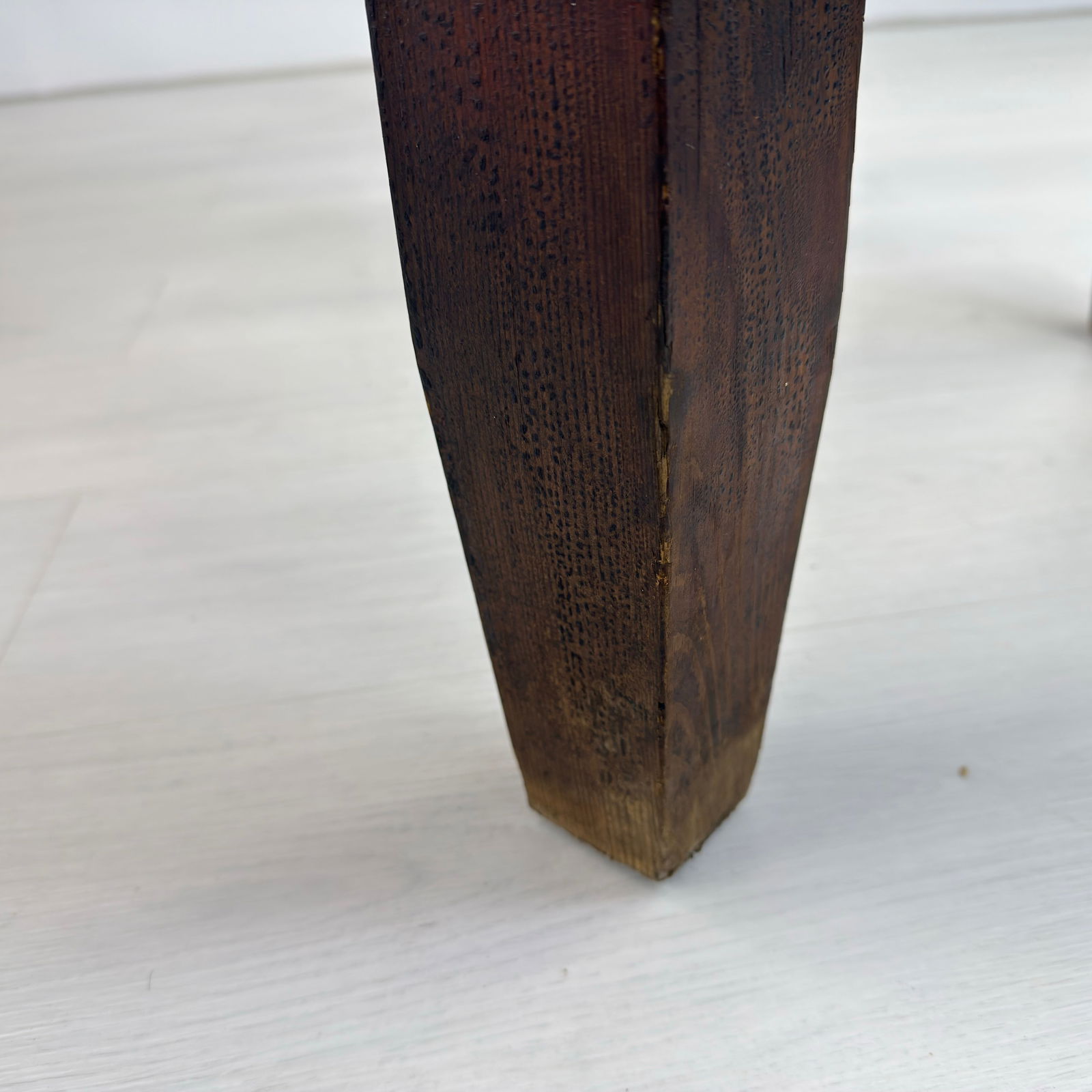 ANTIQUE PINE WORK TABLE - 12