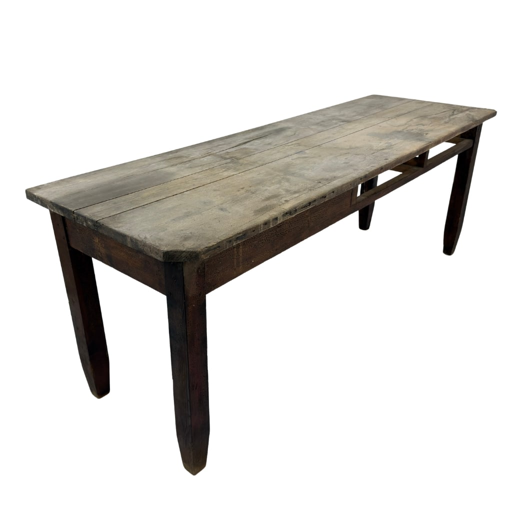 ANTIQUE PINE WORK TABLE (1 of 13)