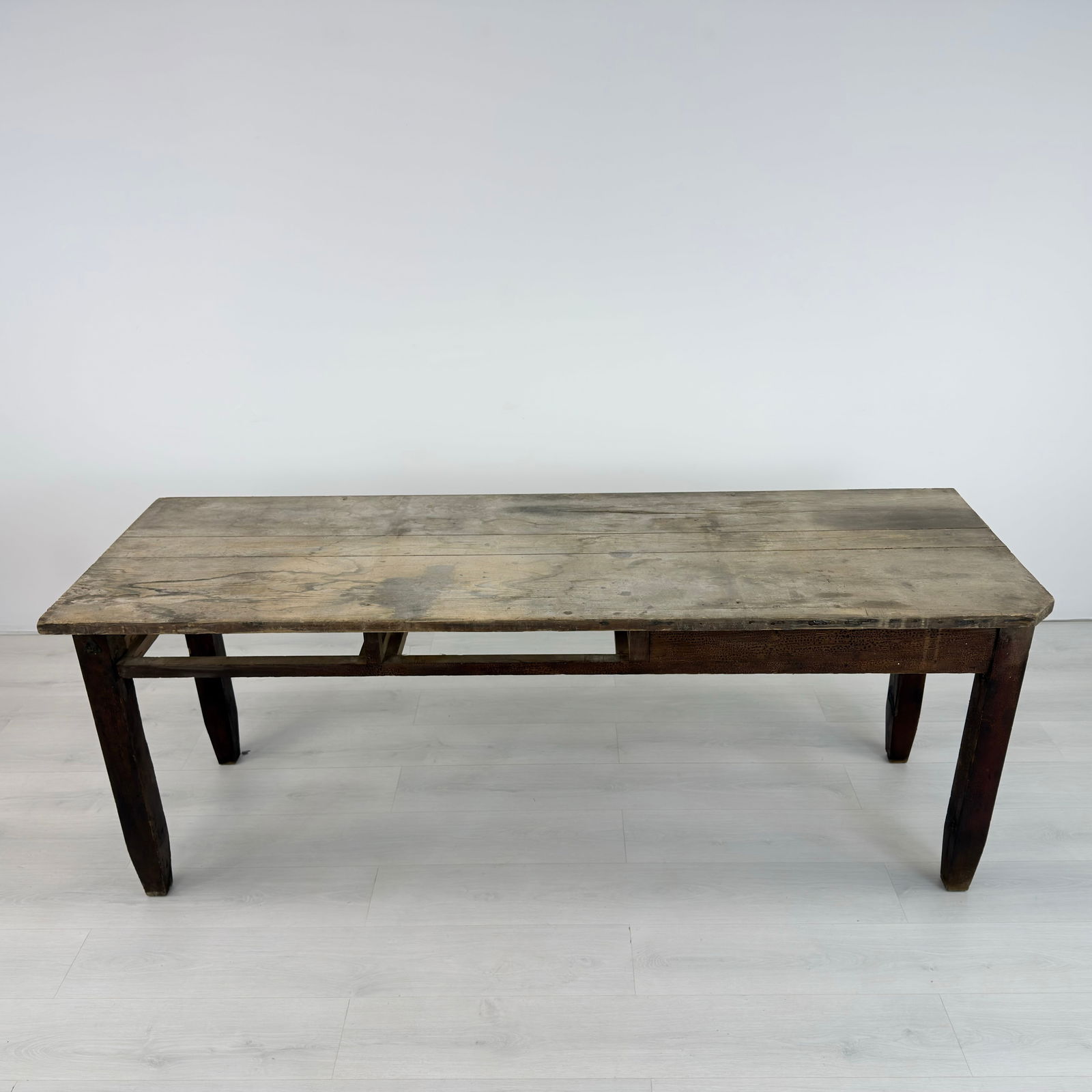 ANTIQUE PINE WORK TABLE - 3