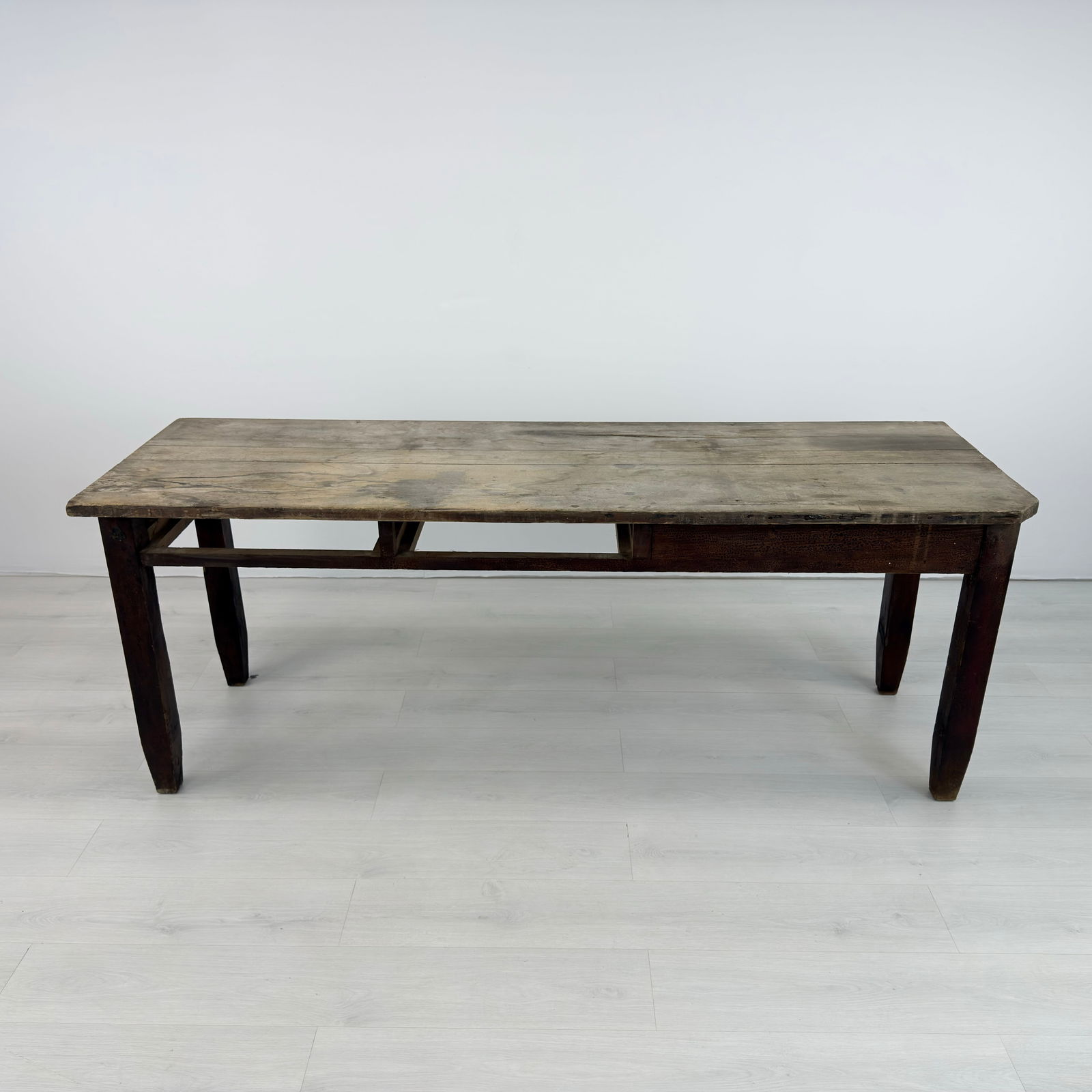 ANTIQUE PINE WORK TABLE - 4