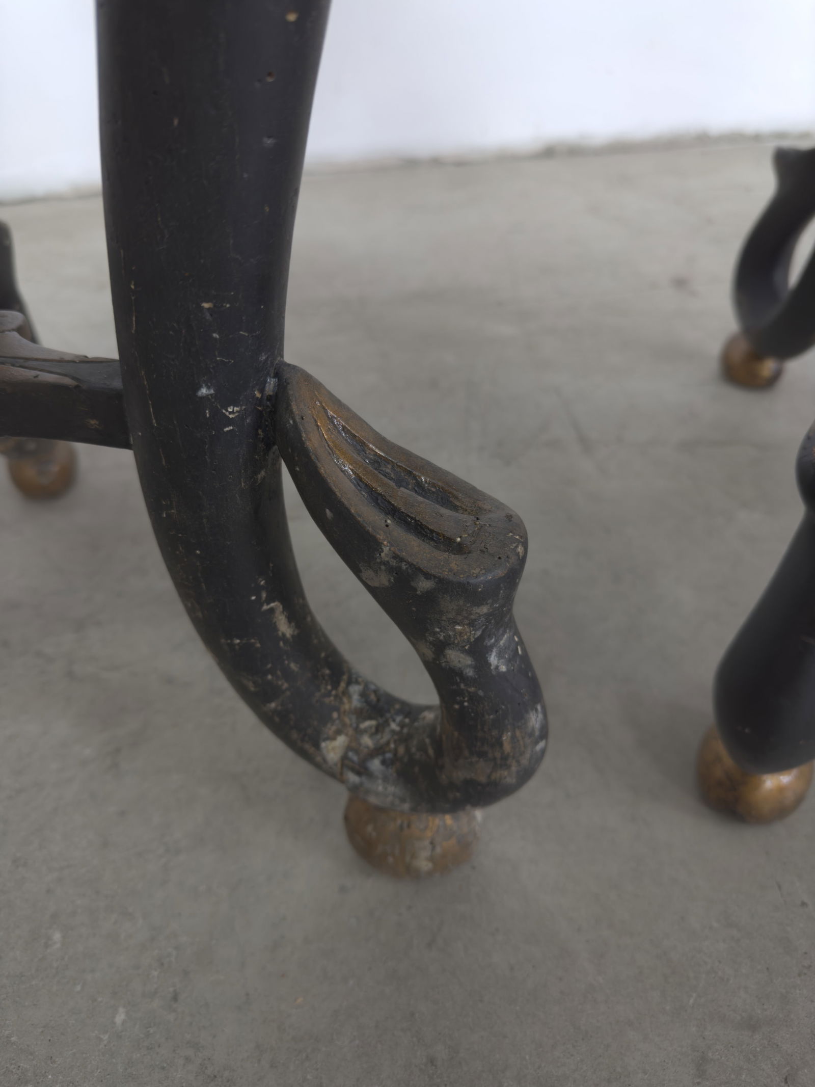 EBONIZED ELEPHANT HEAD SIDE TABLES, A PAIR - 10