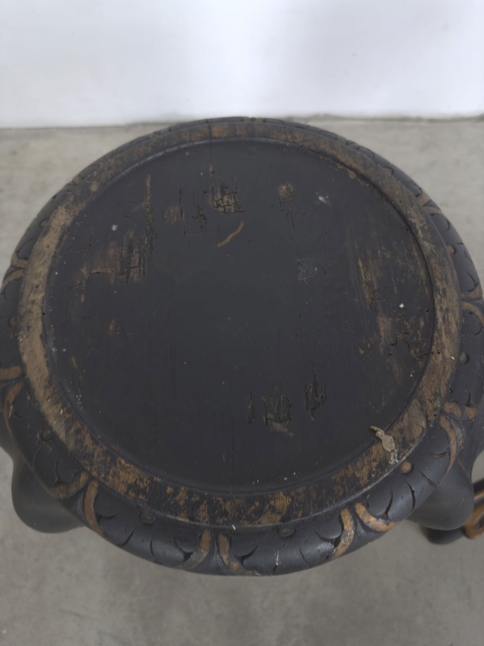 EBONIZED ELEPHANT HEAD SIDE TABLES, A PAIR - 7