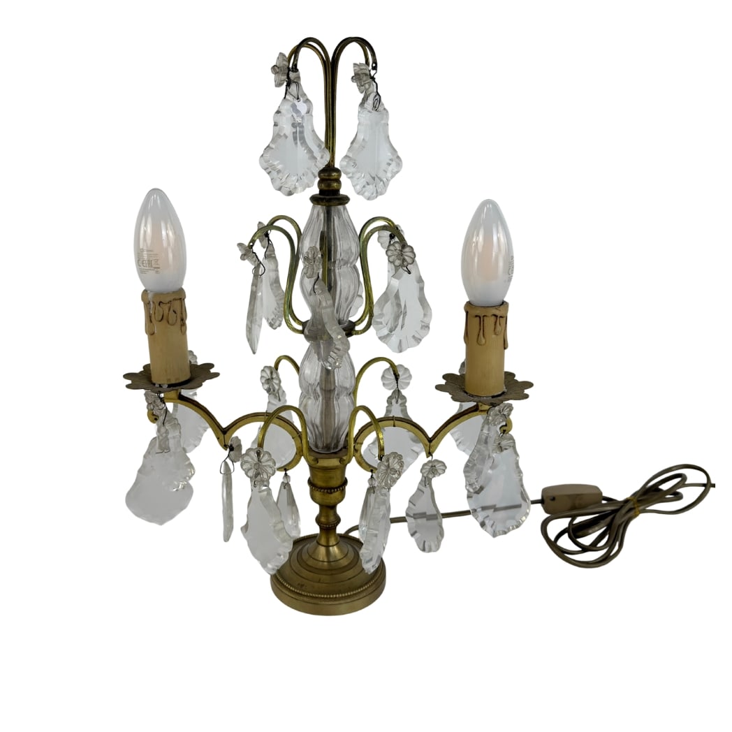 FRENCH 2-LIGHT CANDELABRA (1 of 9)