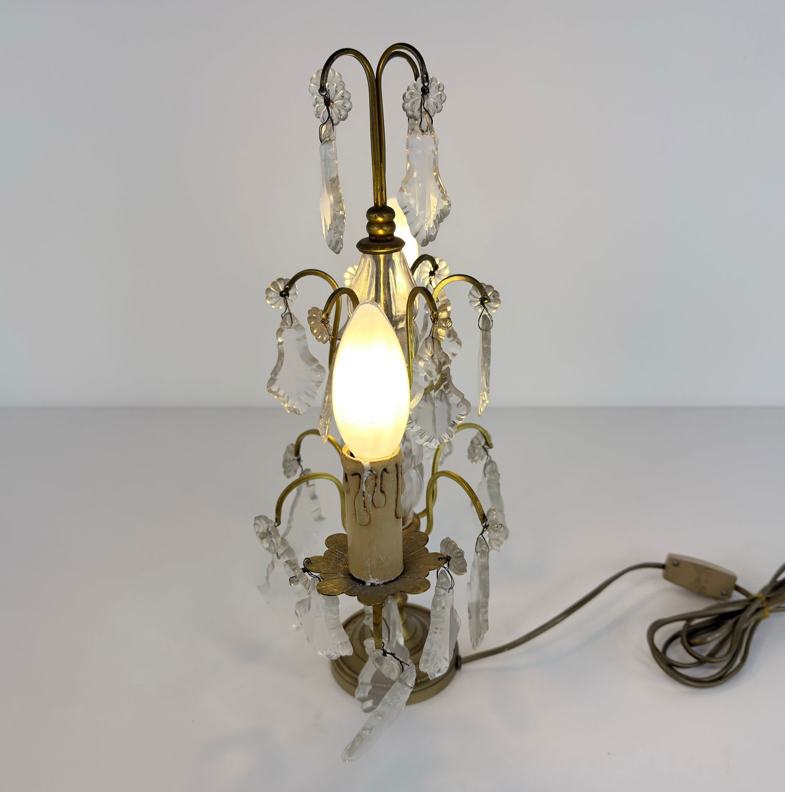 FRENCH 2-LIGHT CANDELABRA - 4