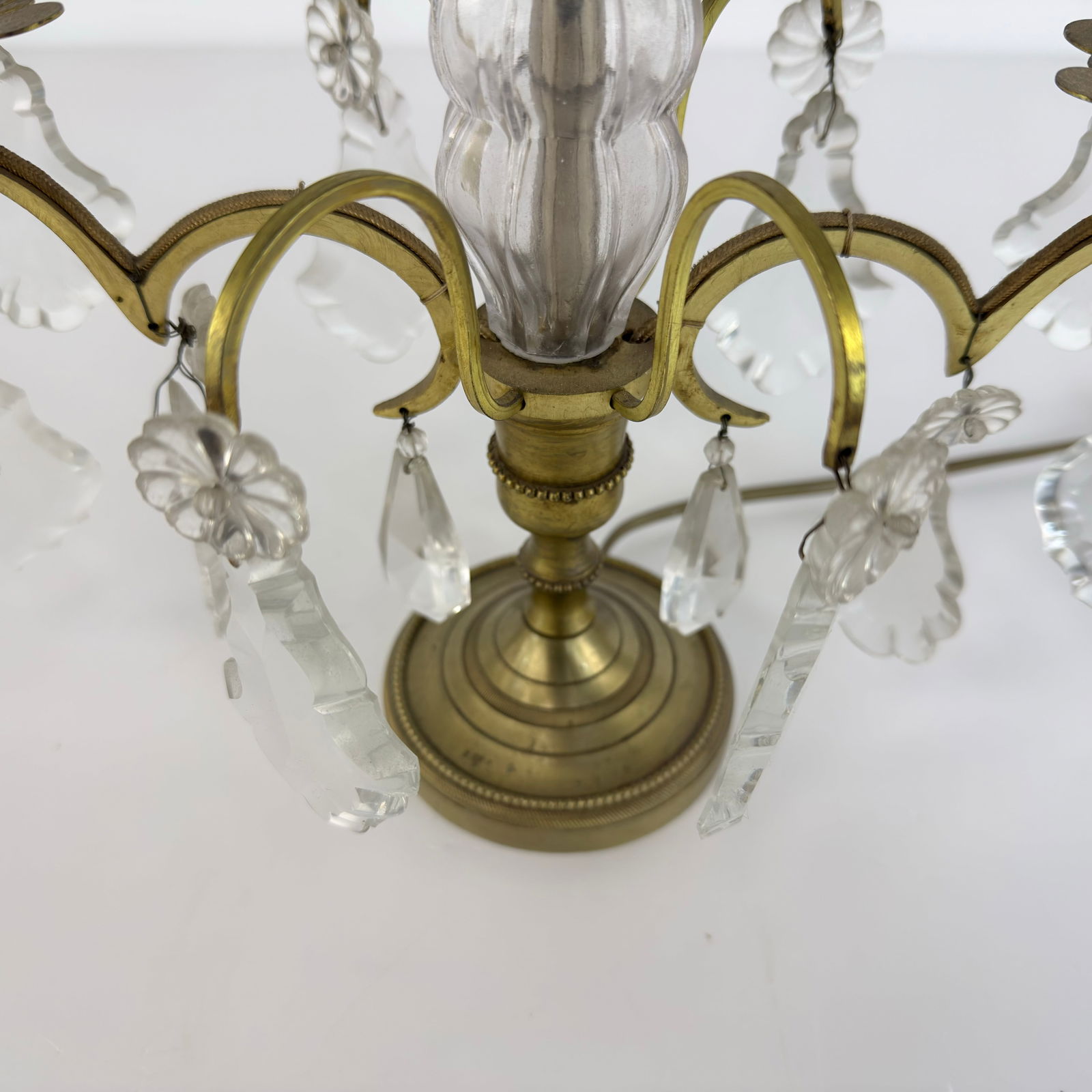 FRENCH 2-LIGHT CANDELABRA - 8