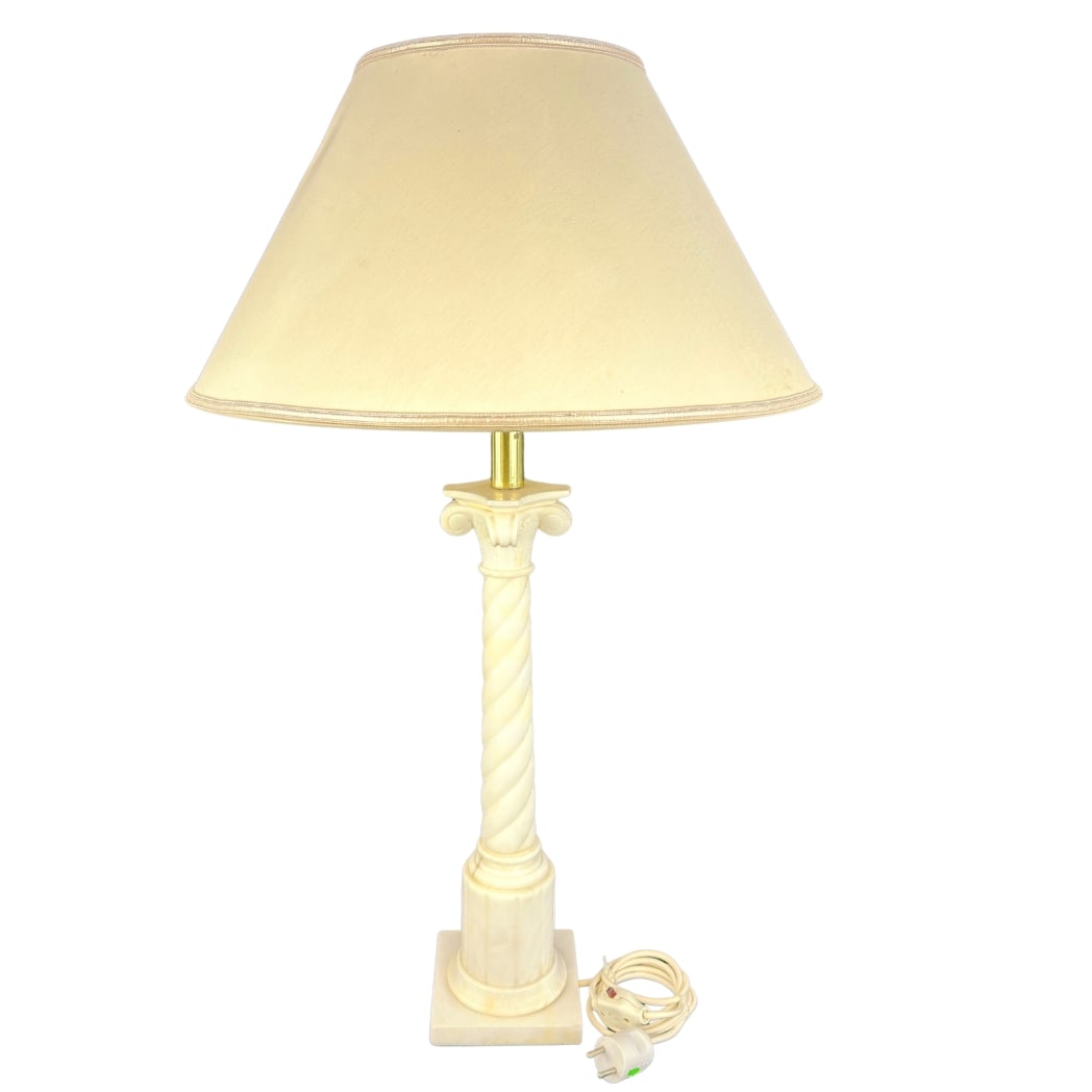 FRENCH ALABASTER TABLE LAMP (1 of 9)