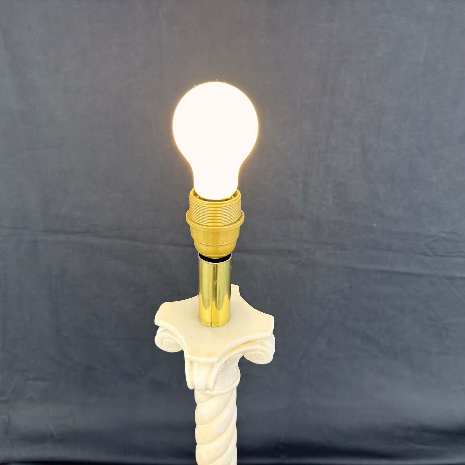 FRENCH ALABASTER TABLE LAMP - 5