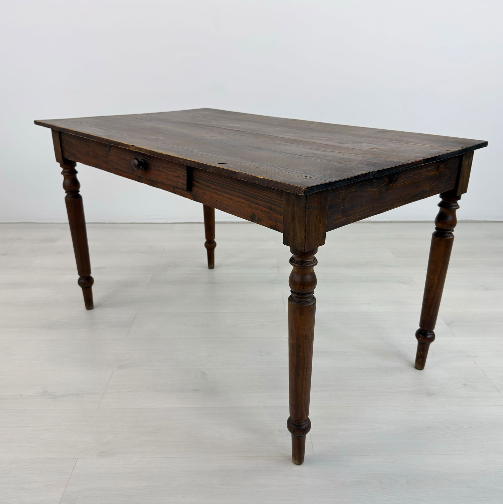 FRENCH FARMHOUSE PINE TABLE - 3