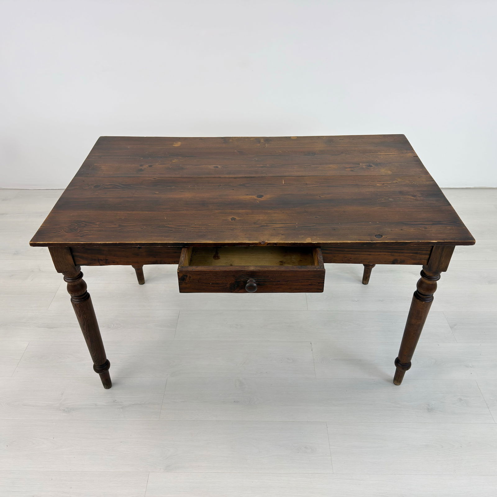 FRENCH FARMHOUSE PINE TABLE - 4