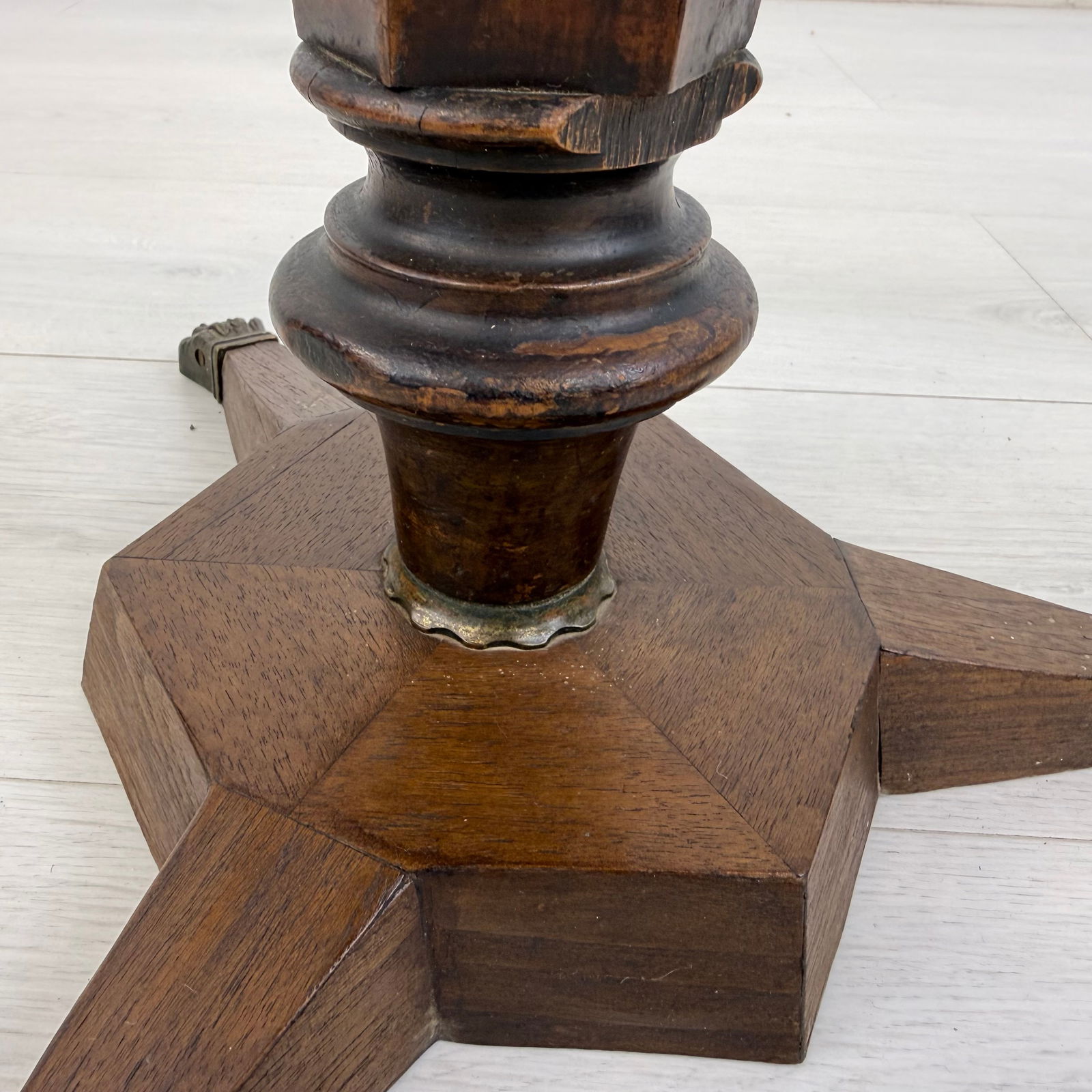 FRENCH OCTAGONAL SIDE TABLE - 9