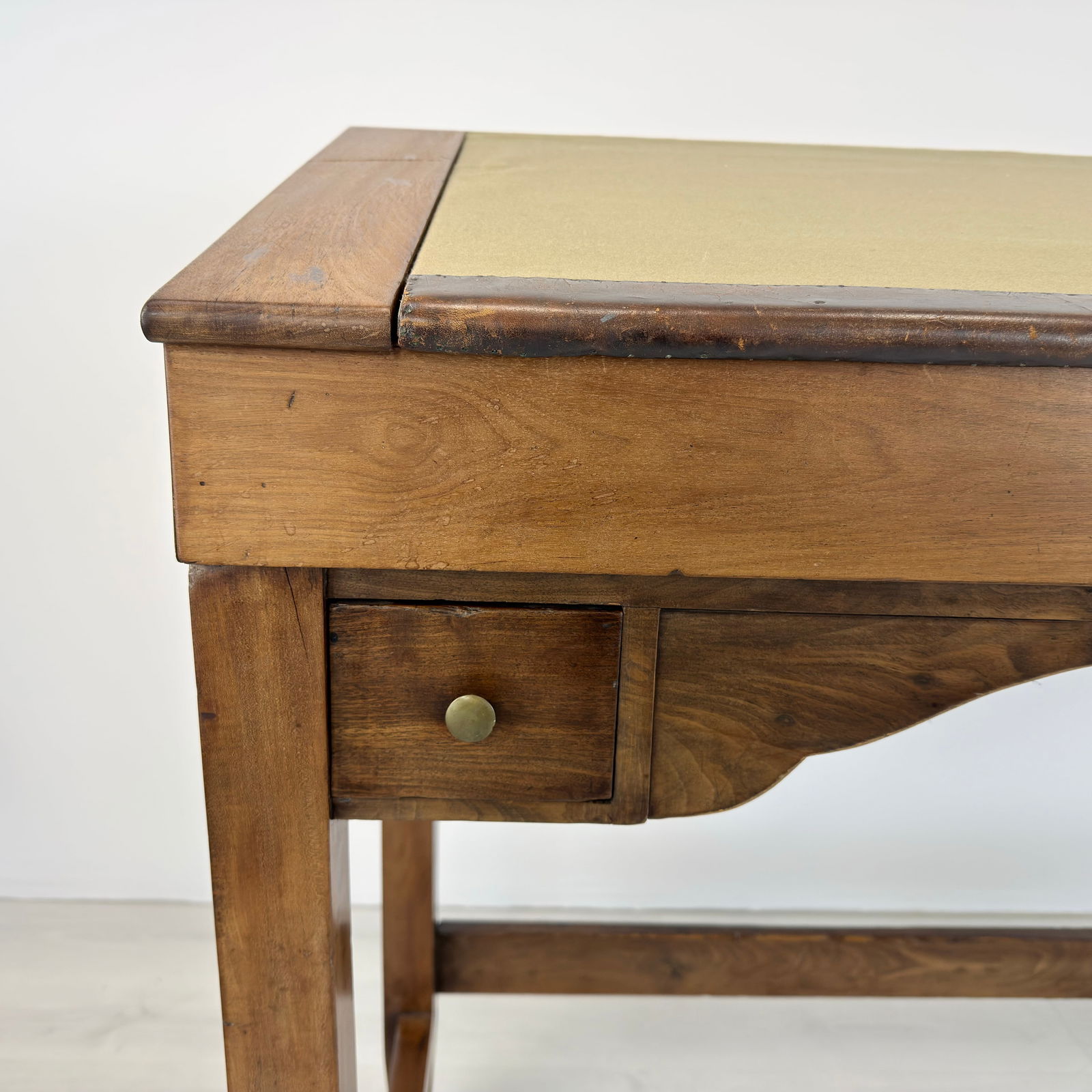 ANTIQUE ARCHITECT DESK WITH STOOL - 11