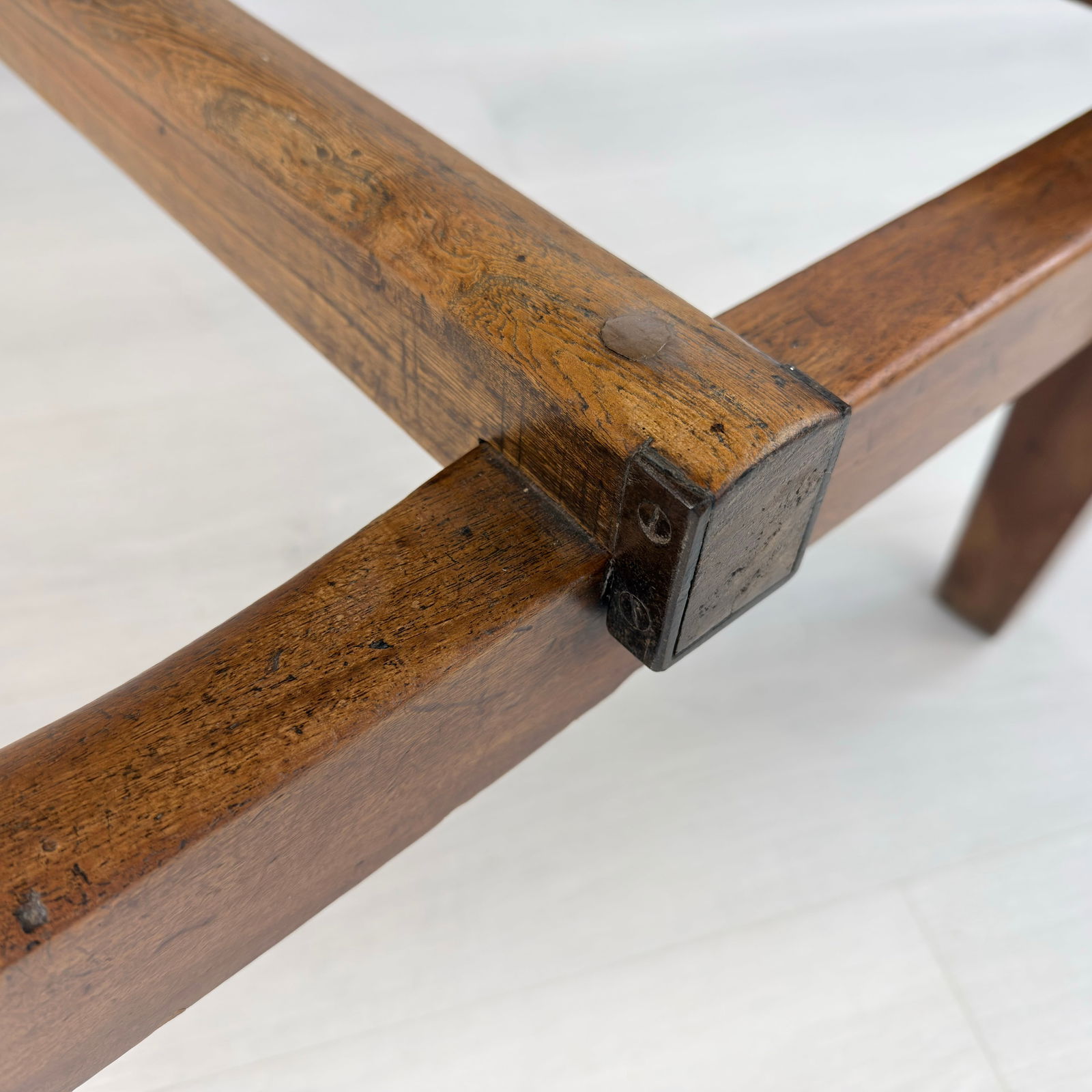 ANTIQUE ARCHITECT DESK WITH STOOL - 14