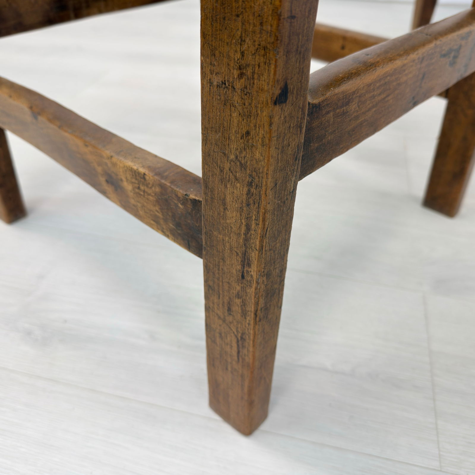 ANTIQUE ARCHITECT DESK WITH STOOL - 16